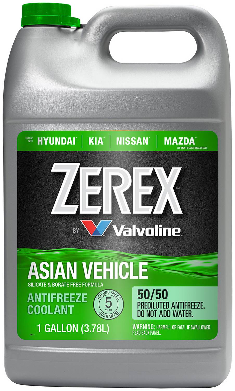 361° Zerex 1 Gallon Green Pre-Mixed Antifreeze/Coolant 888418 | O