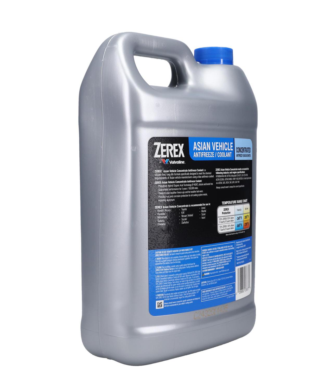 Zerex 1 Gallon Blue Concentrate Antifreeze/Coolant 910236 | O