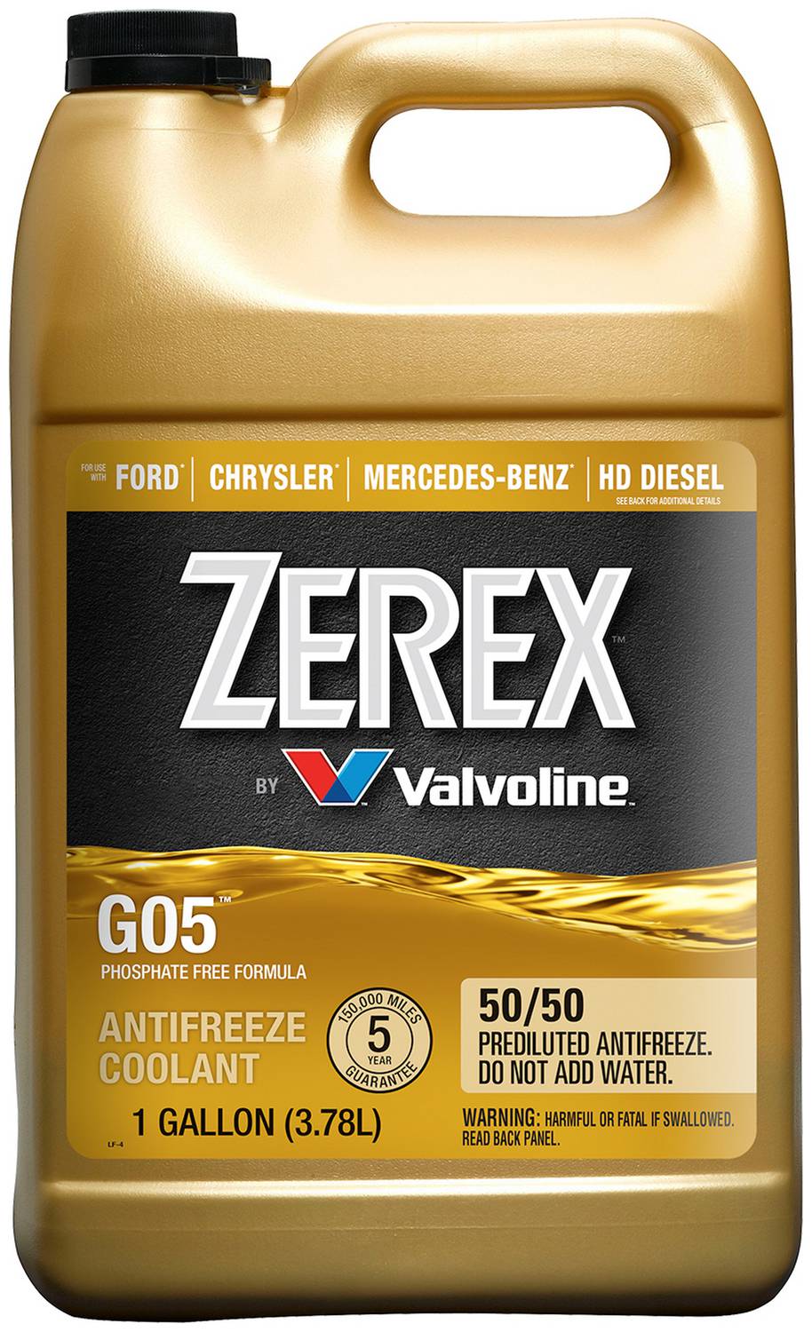 Zerex 1 Gallon Yellow Pre-Mixed Antifreeze/Coolant ZXG05RU1 | O