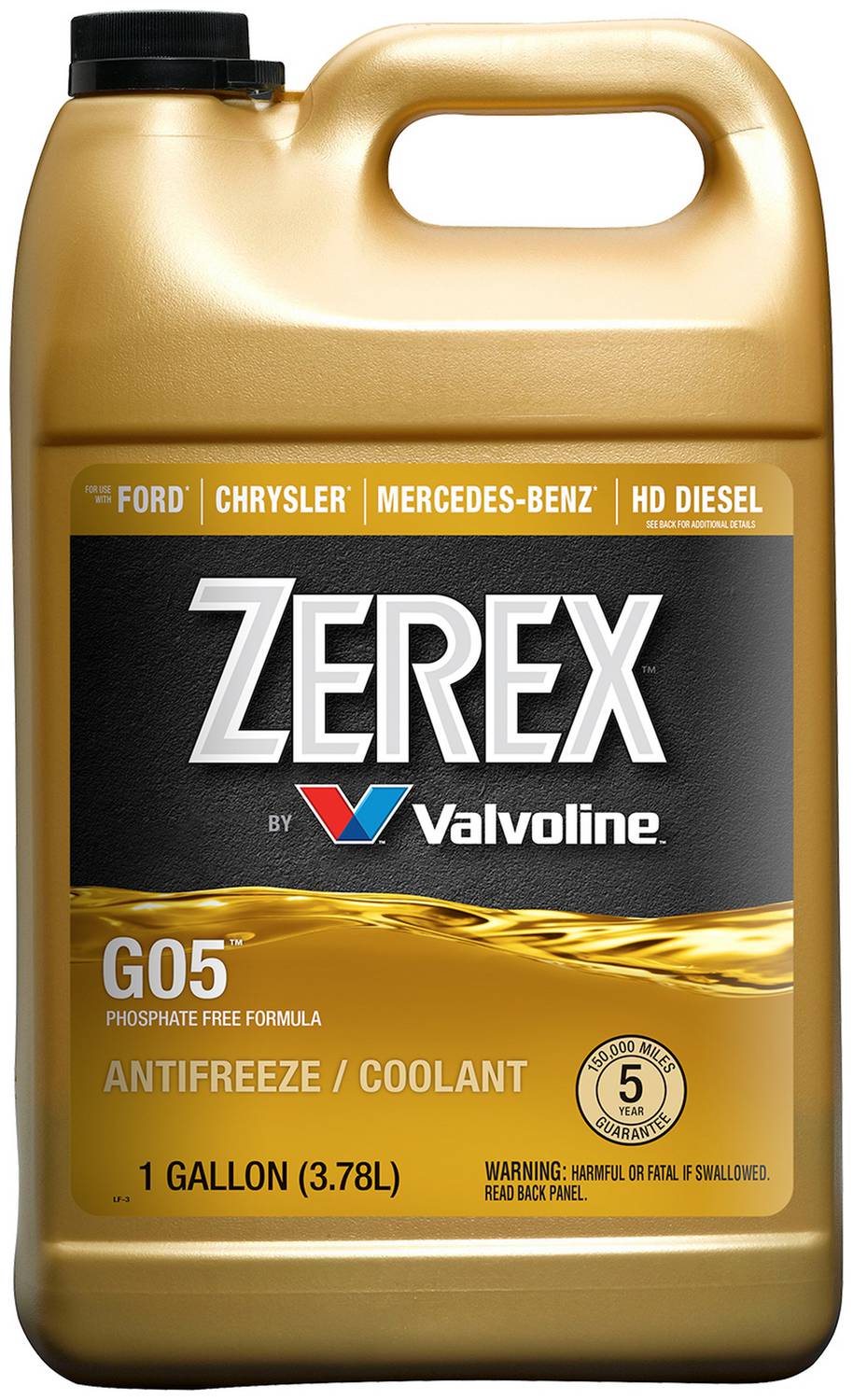 Zerex 1 Gallon Yellow Concentrate Antifreeze/Coolant ZXG051 | O