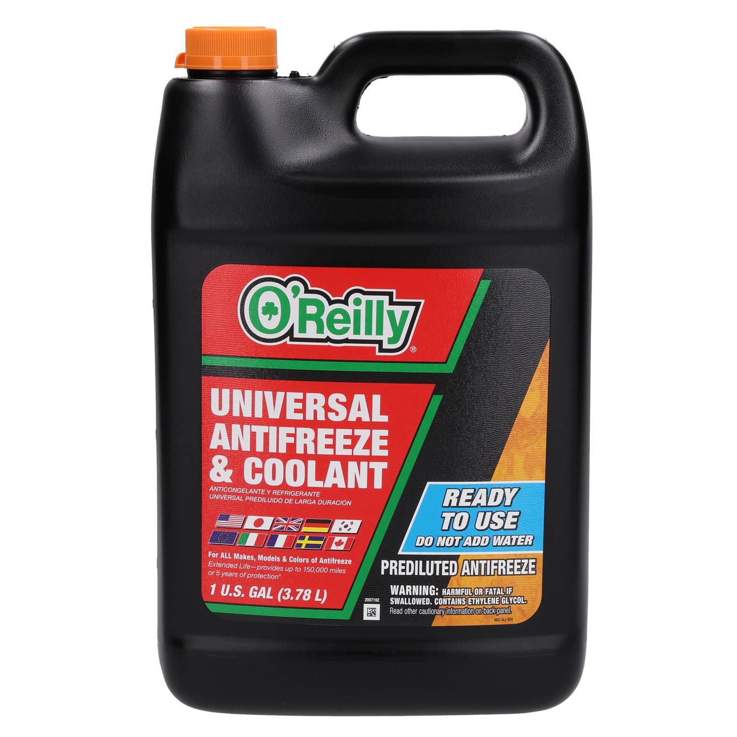 O'Reilly 1 Gallon Yellow Pre-Mixed Antifreeze/Coolant 87221 | O