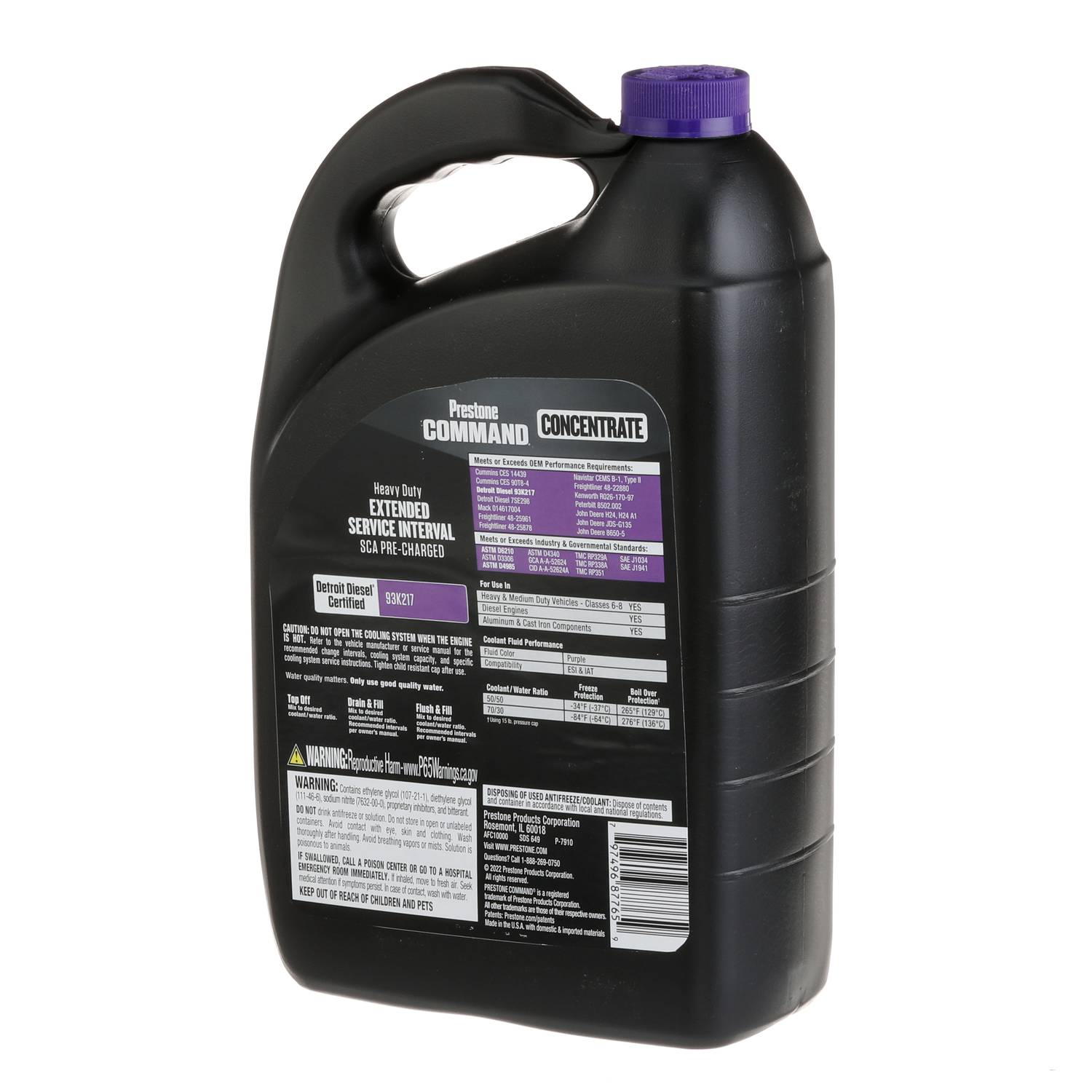 Prestone 1 Gallon Purple Concentrate Antifreeze & Coolant AFC10000F