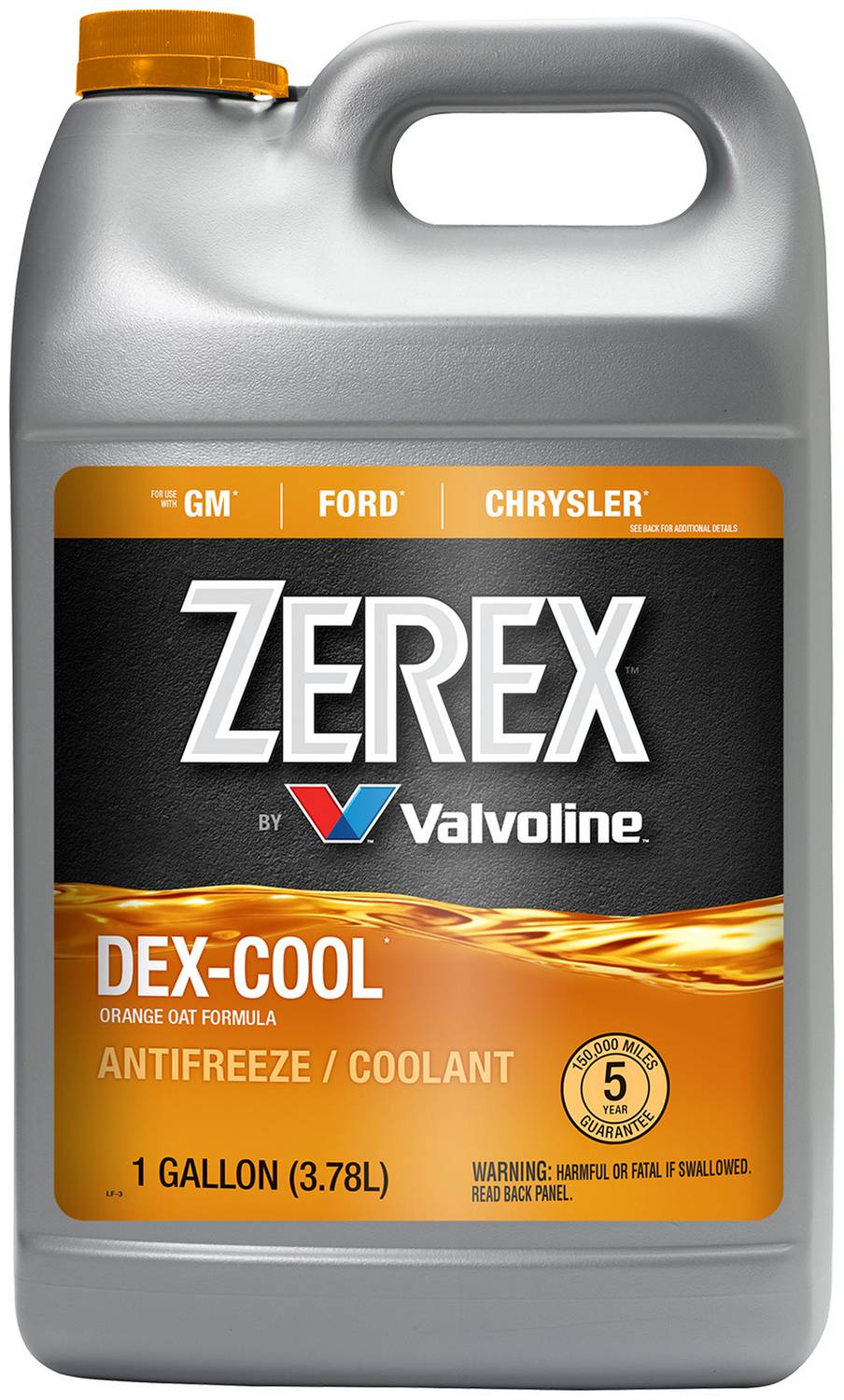 Zerex 1 Gallon Orange Concentrate Antifreeze/Coolant ZXEL1 | O