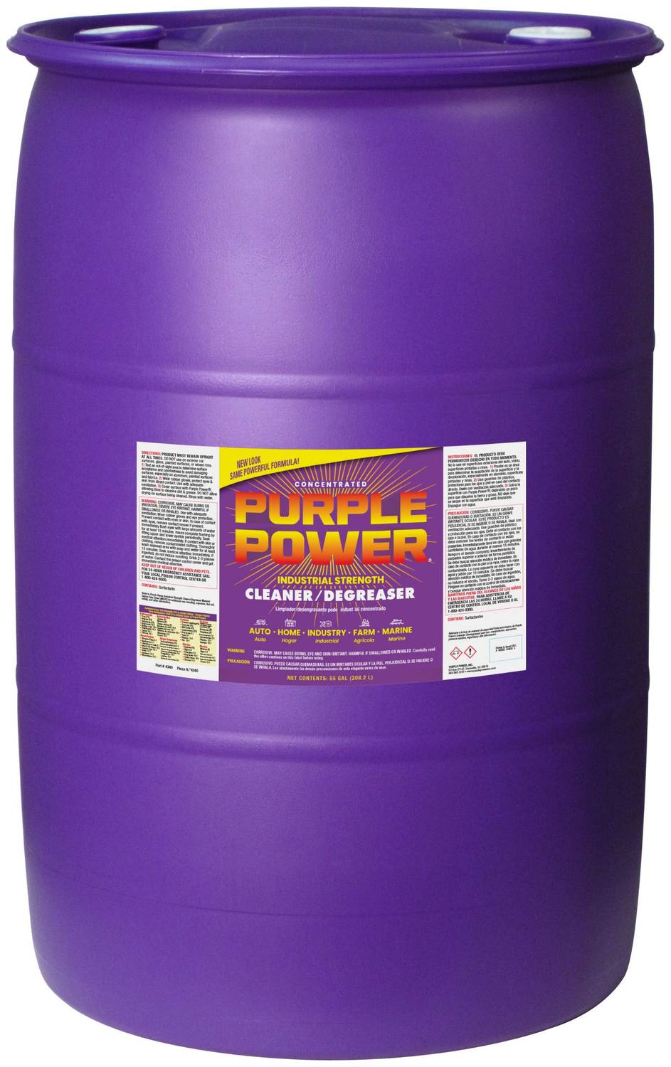 Purple Power 55 Gallon Cleaner And Degreaser 4340 | O'Reilly Auto