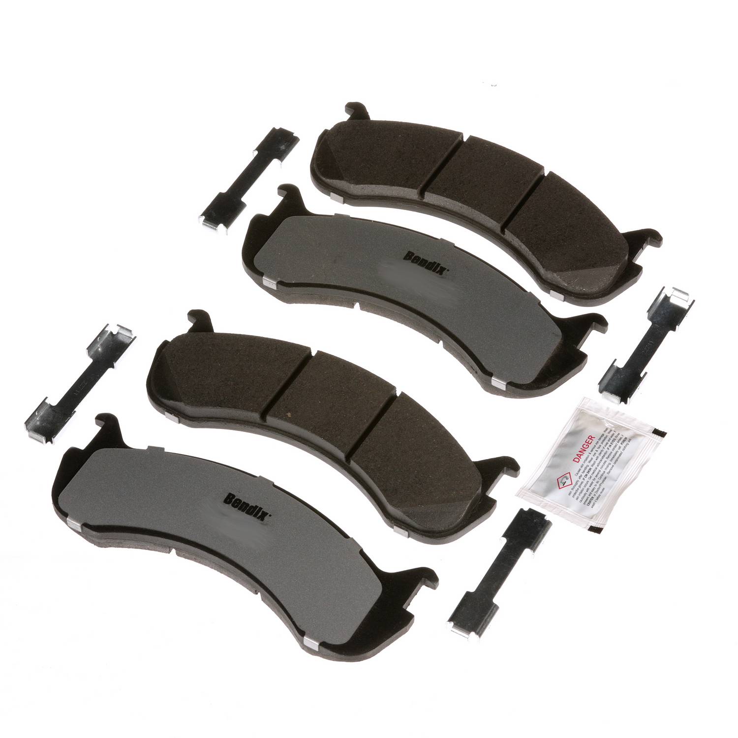 Bendix Fleet MetLok Semi-Metallic Brake Pads MKD786AFM | O'Reilly