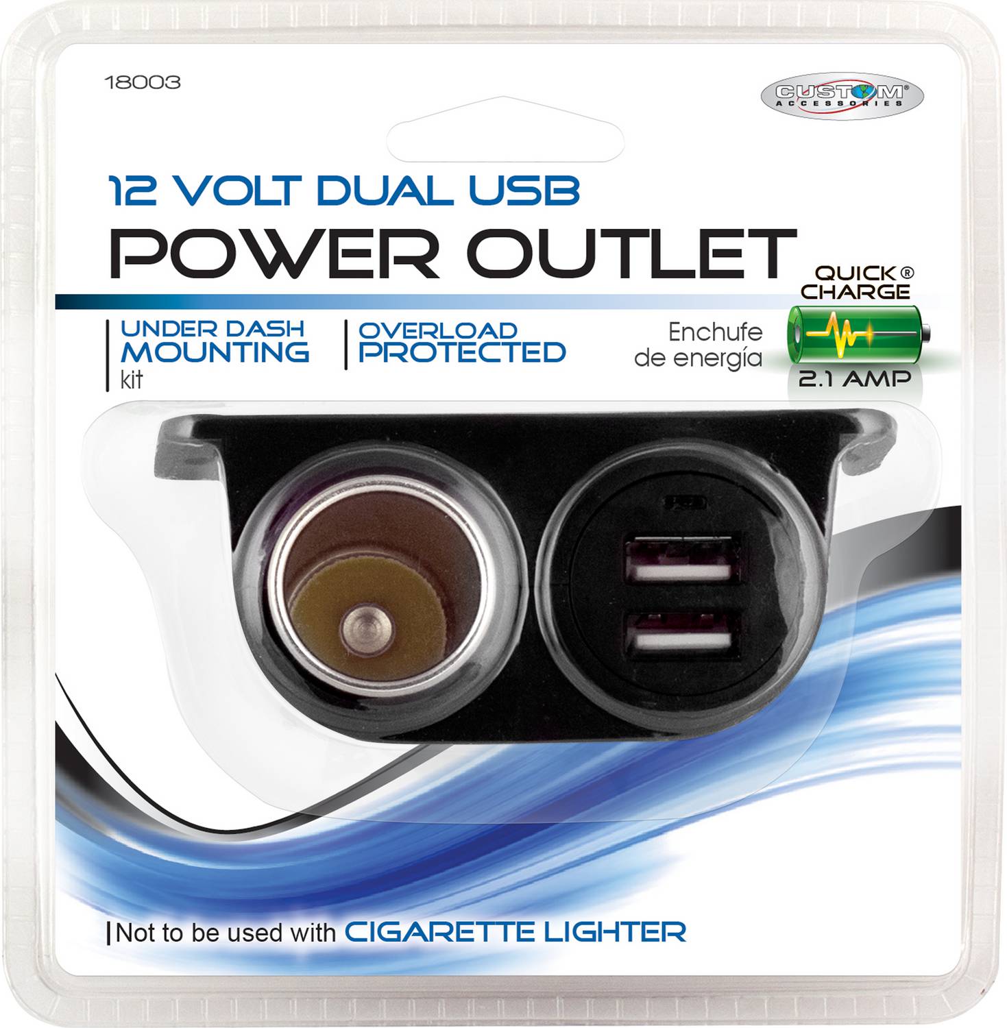 Custom Accessories USB Power Outlet 18003