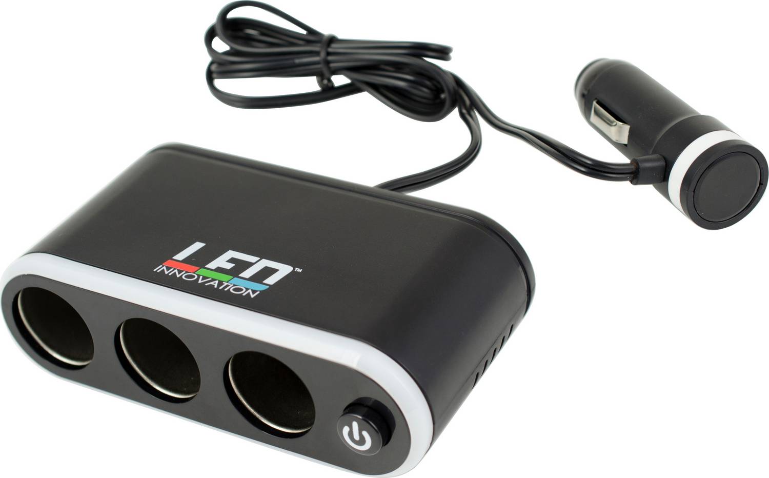 cigarette lighter plug oreillys Custom Accessories LED Innovation Triple Power Socket