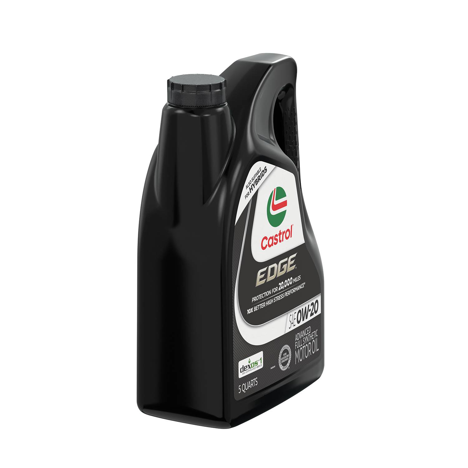 Castrol Edge Full Synthetic Motor Oil 0W-20 5 Quart SYN0205QT | O