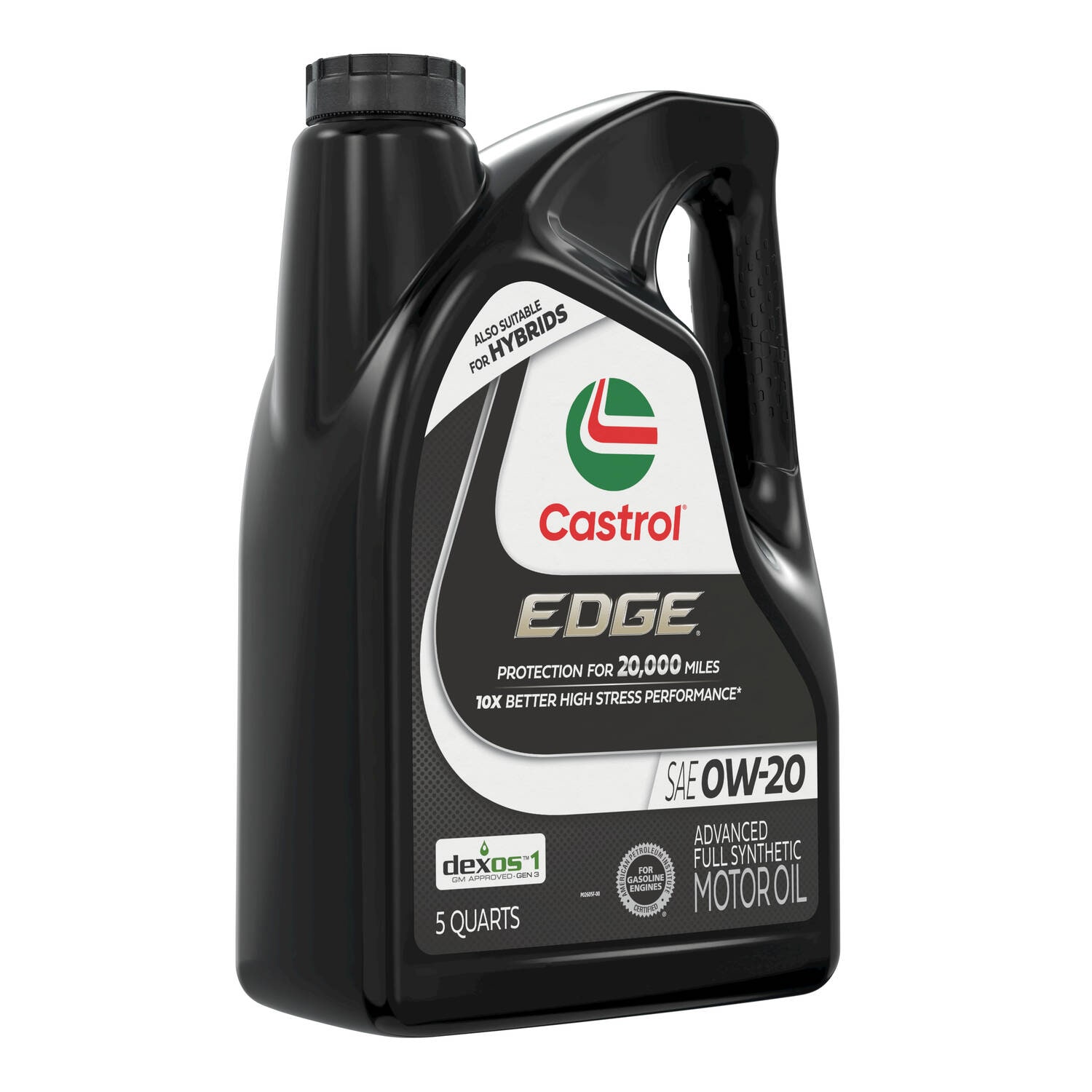 Castrol Edge Full Synthetic Motor Oil 0W-20 5 Quart SYN0205QT | O