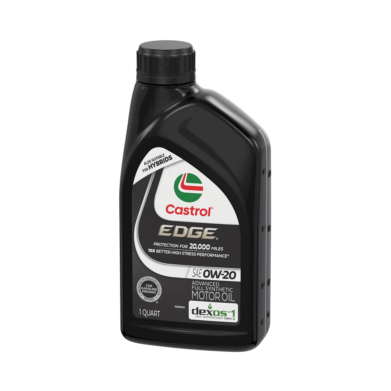 Castrol Edge Full Synthetic Motor Oil 0W-20 1 Quart EDGE020 | O