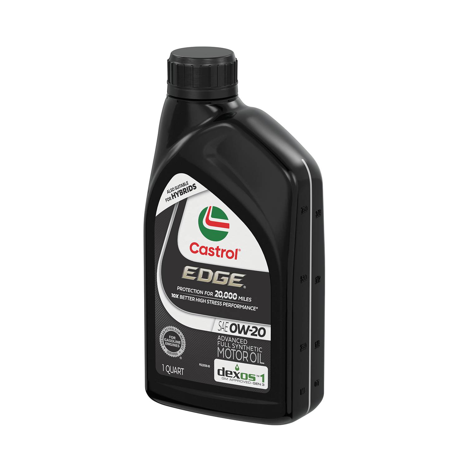 Castrol Edge Full Synthetic Motor Oil 0W-20 1 Quart EDGE020 | O