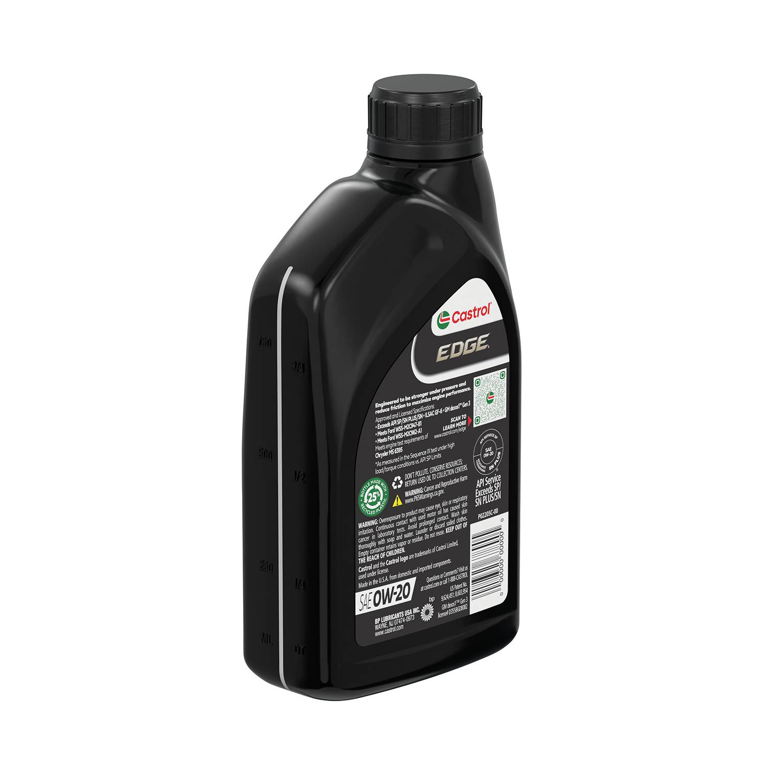 と*く様 Castrol EDGE 0W-20　8L Castrol Edge Full Synthetic Motor Oil 0W-20 1 Quart EDGE020 | O