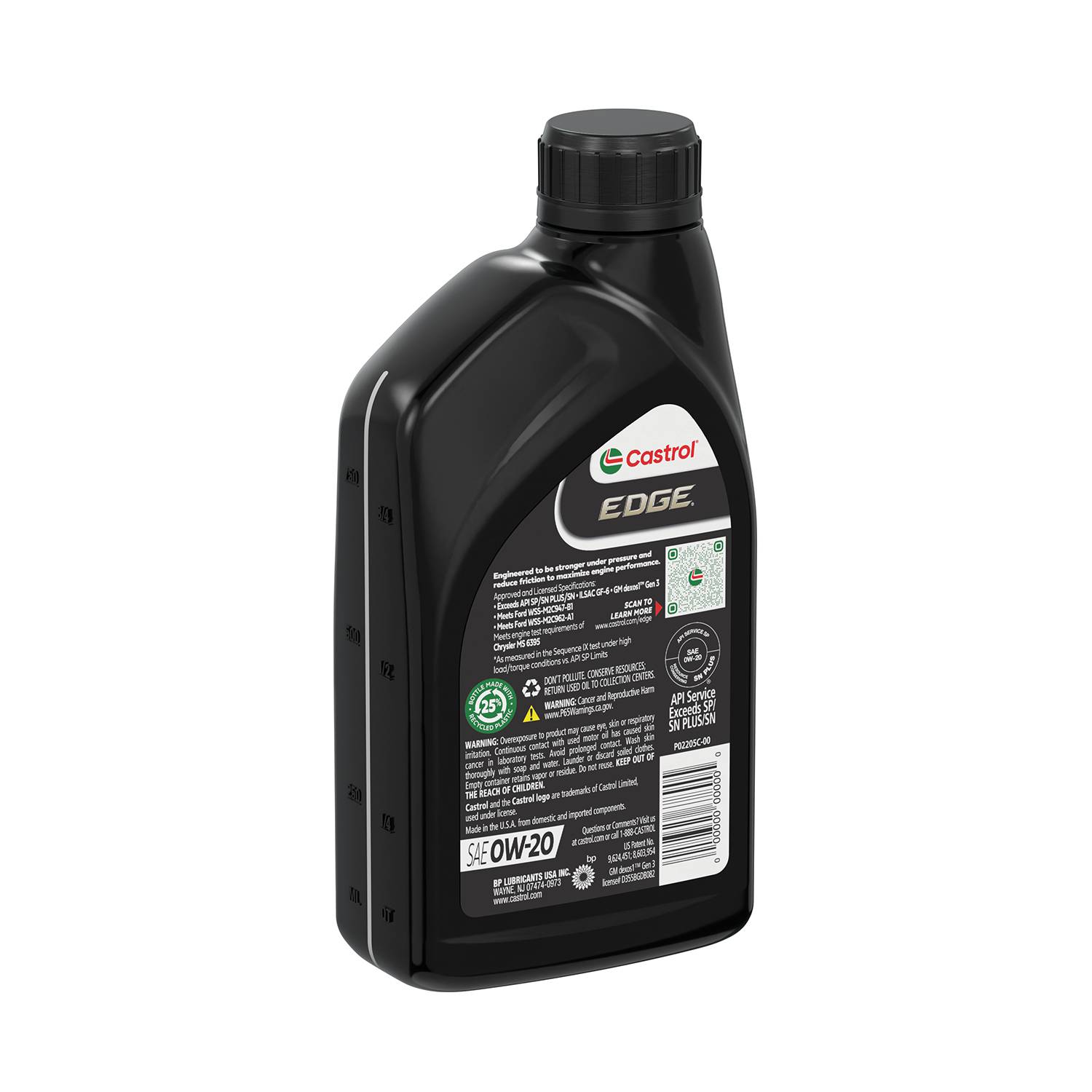 メンテナンス Castrol EDGE Professional 0W-30 20L Castrol Edge Full Synthetic Motor Oil 0W-20 1 Quart EDGE020 | O