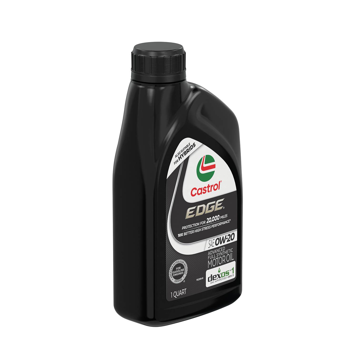 Castrol Edge Full Synthetic Motor Oil 0W-20 1 Quart EDGE020 | O