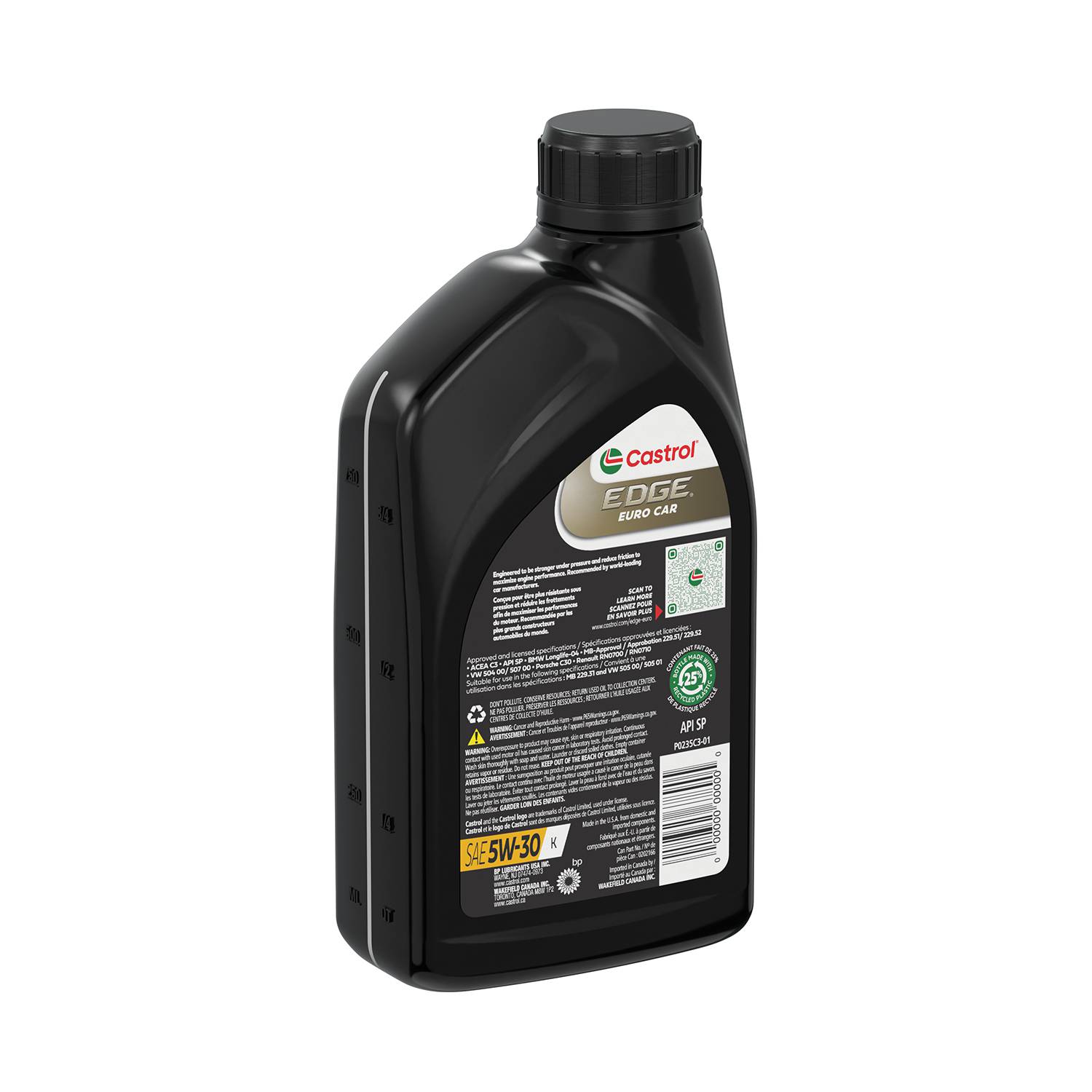 Castrol Edge Full Synthetic Motor Oil 5W-30 EDGE530K | O'Reilly