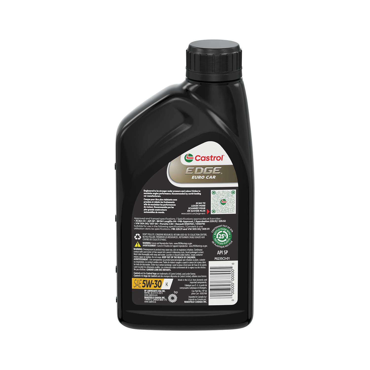 Castrol Edge Full Synthetic Motor Oil 5W-30 EDGE530K | O'Reilly