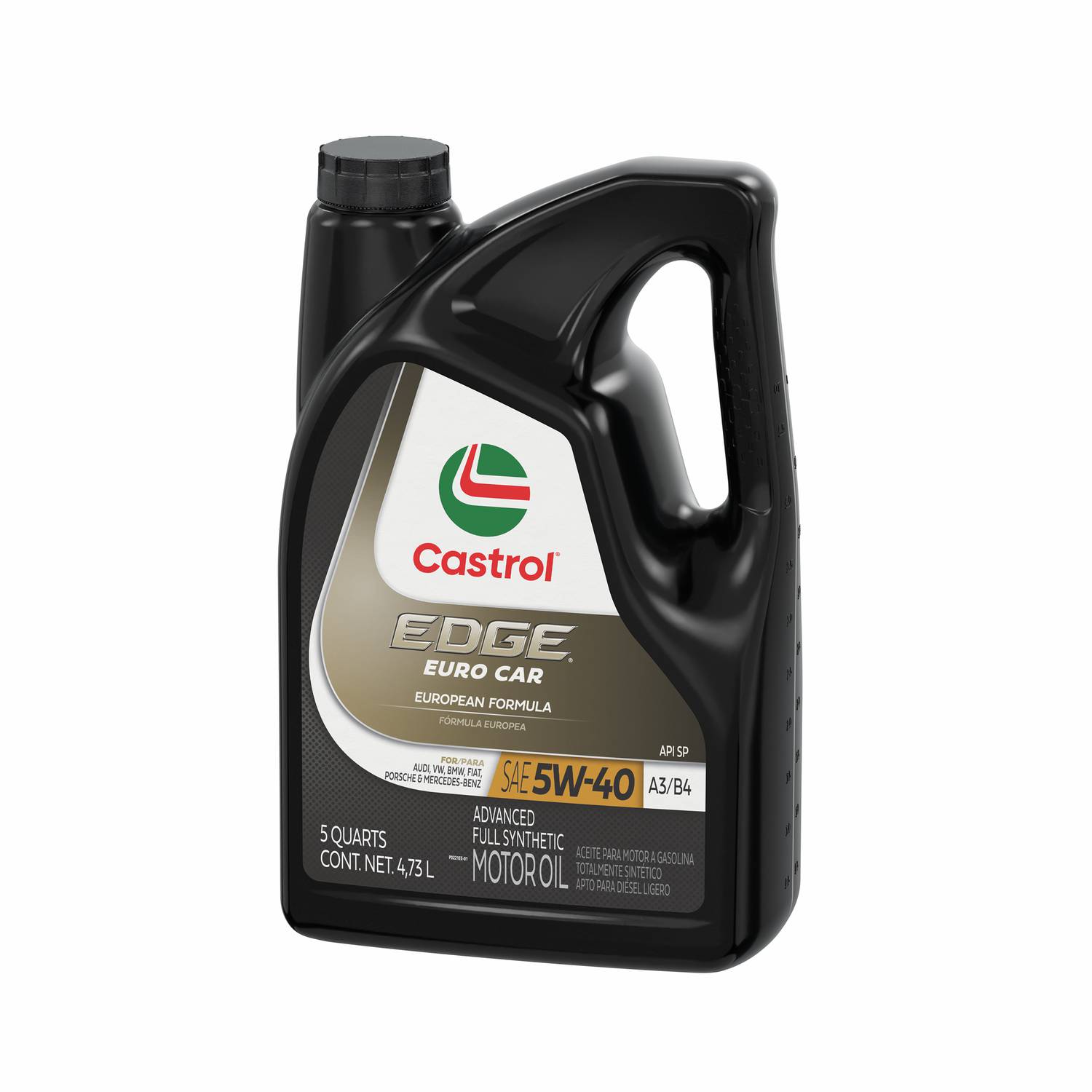 Castrol Edge Full Synthetic Motor Oil 5W-40 5 Quart SYN5405QT | O