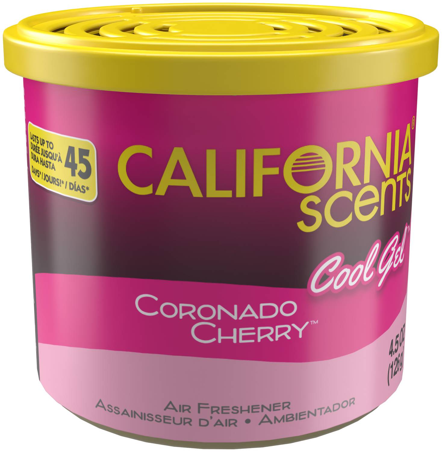 California Scents 4.5 Ounce Cherry Gel Air Freshener CG4007 | O
