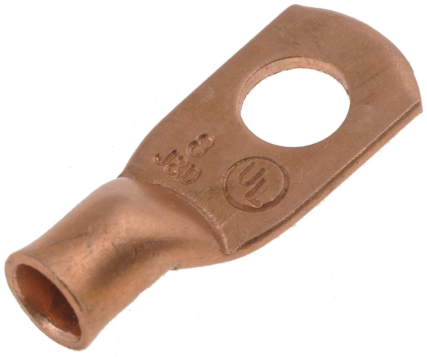 10) rame LUG 8 AWG Gauge 3/8 FILO AD ANELLO Cavo batteria Terminale