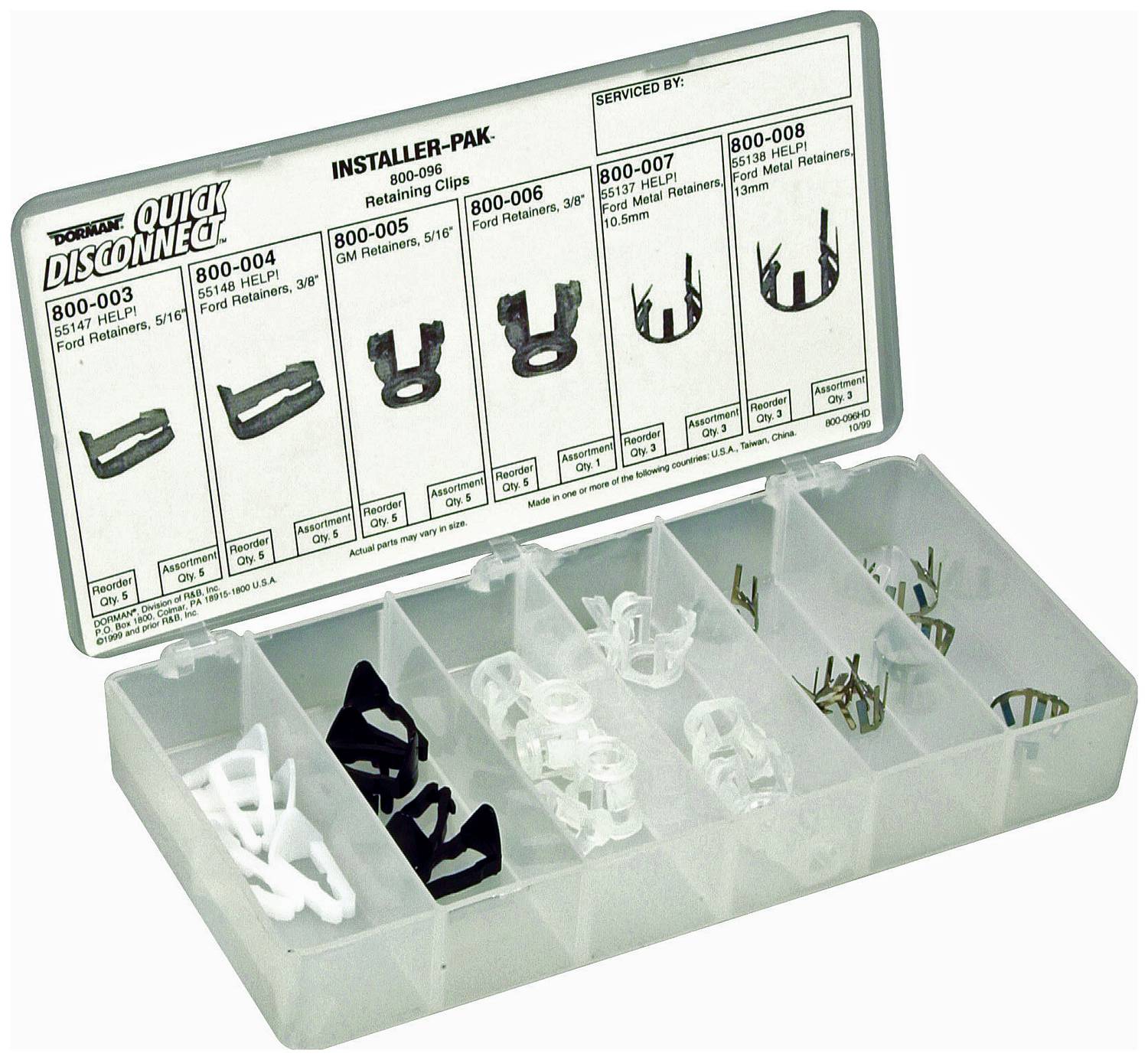 Dorman OE Solutions Quick Connector Tech Tray 800096 | O'Reilly