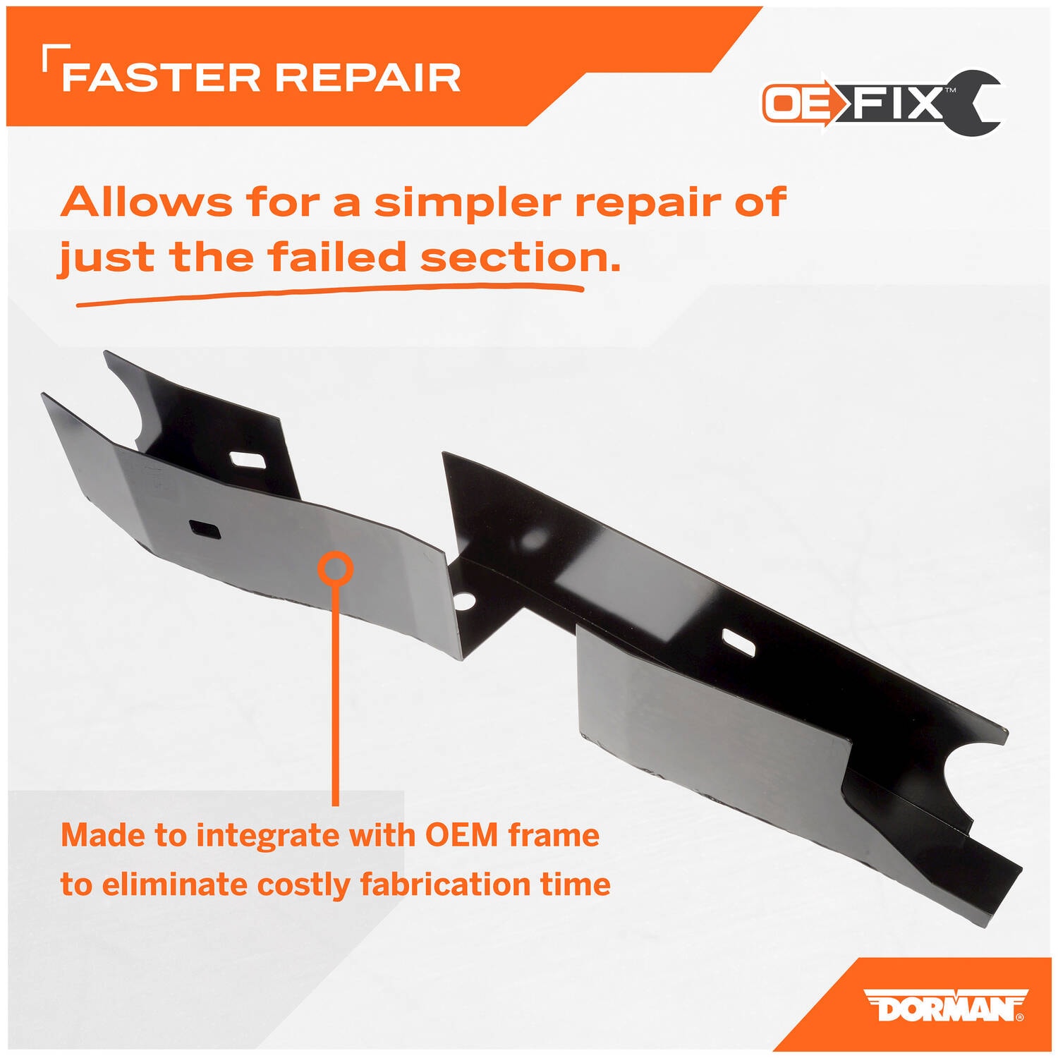 Dorman OE Solutions Frame Rail Rust Repair 999621 | O'Reilly Auto