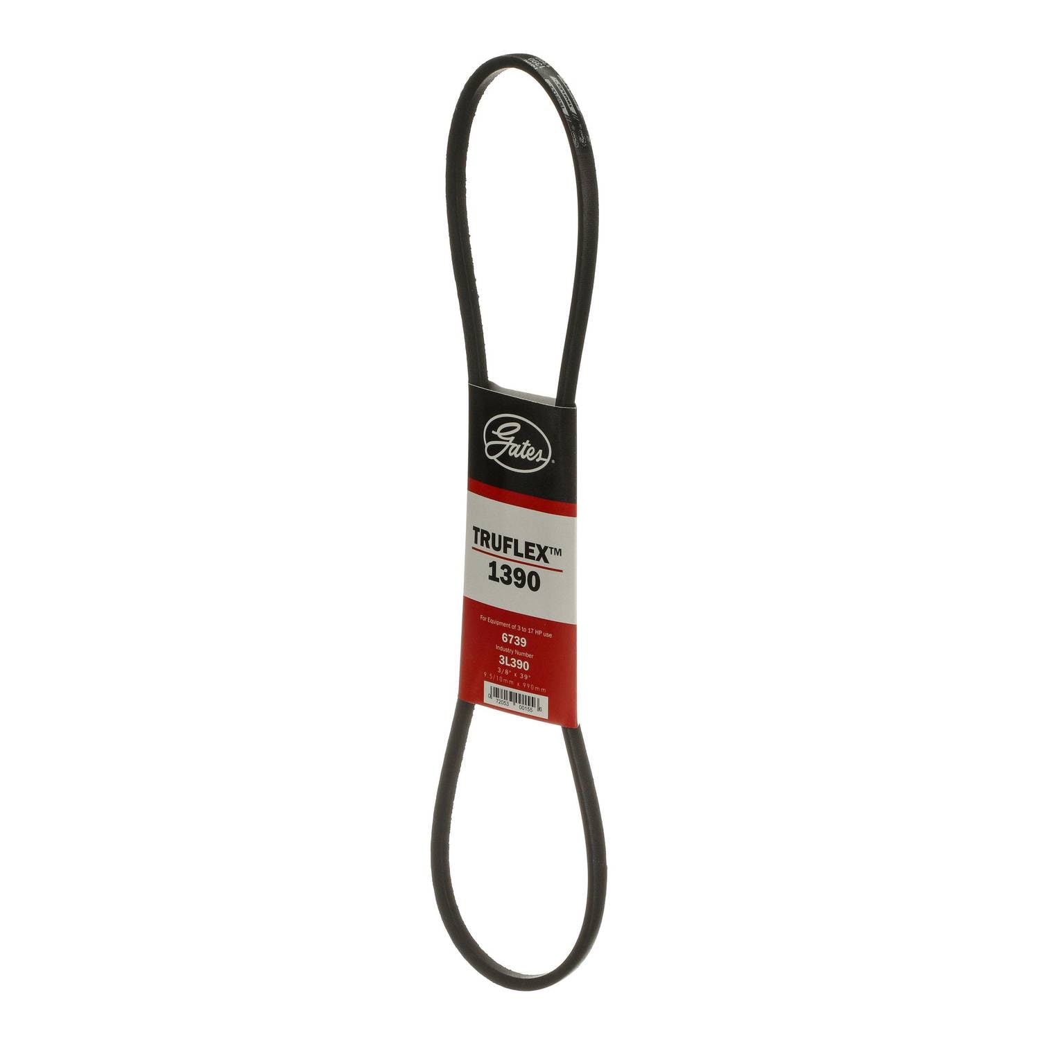 Gates TruFlex V-Belt 3/8 Inch x 39 Inch 1390 | O'Reilly Auto Parts