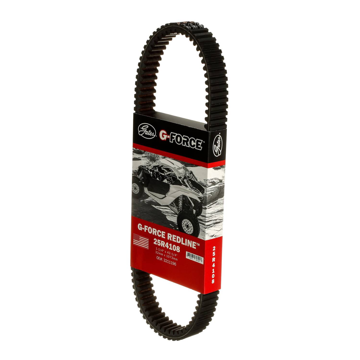 Gates G-Force Redline CVT Belt 1-3/16 Inch x 41-1/16 Inch 25R4108