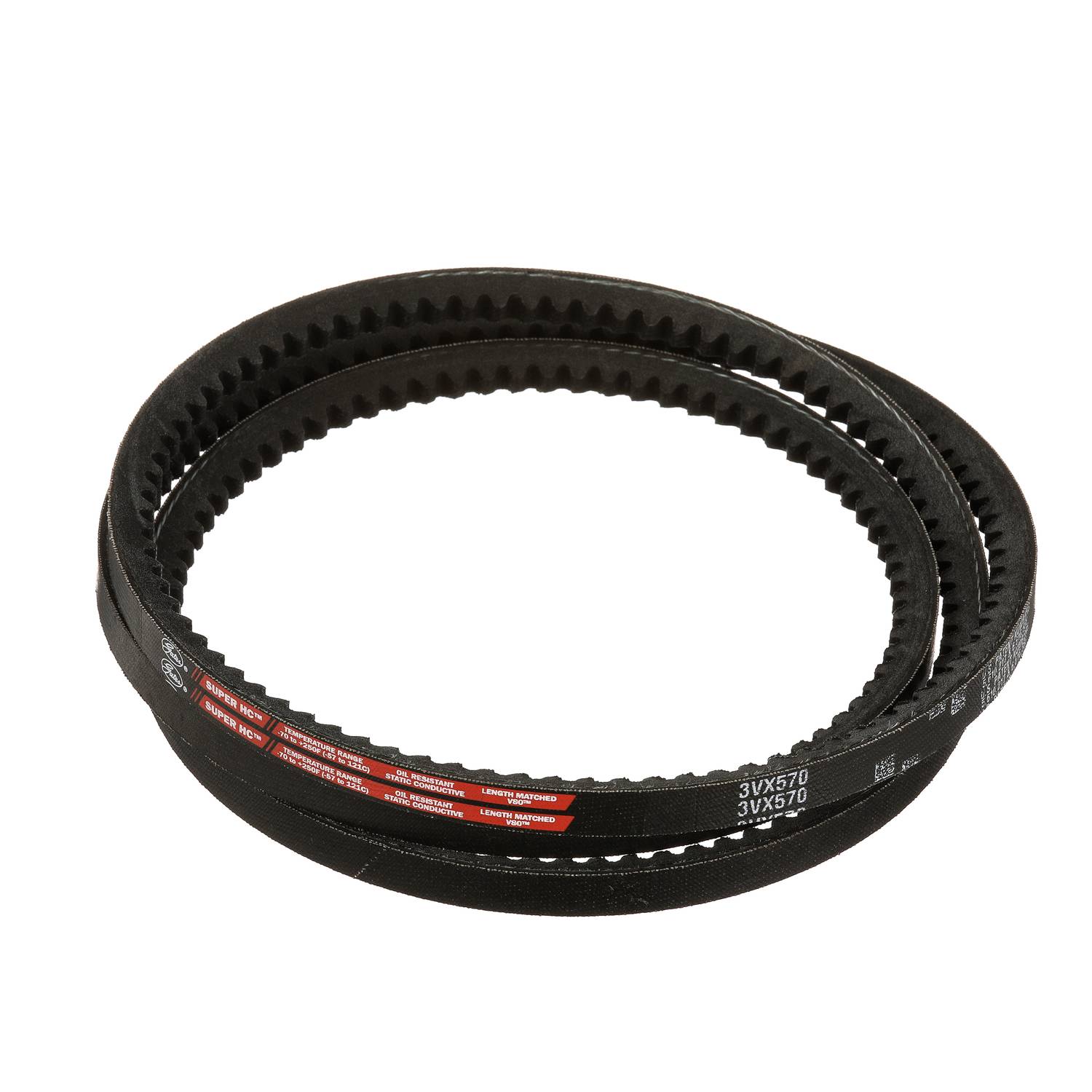 rina　3 Gates Super HC V-Belt 3/8 Inch x 57 Inch 3VX570 | O'Reilly Auto Parts