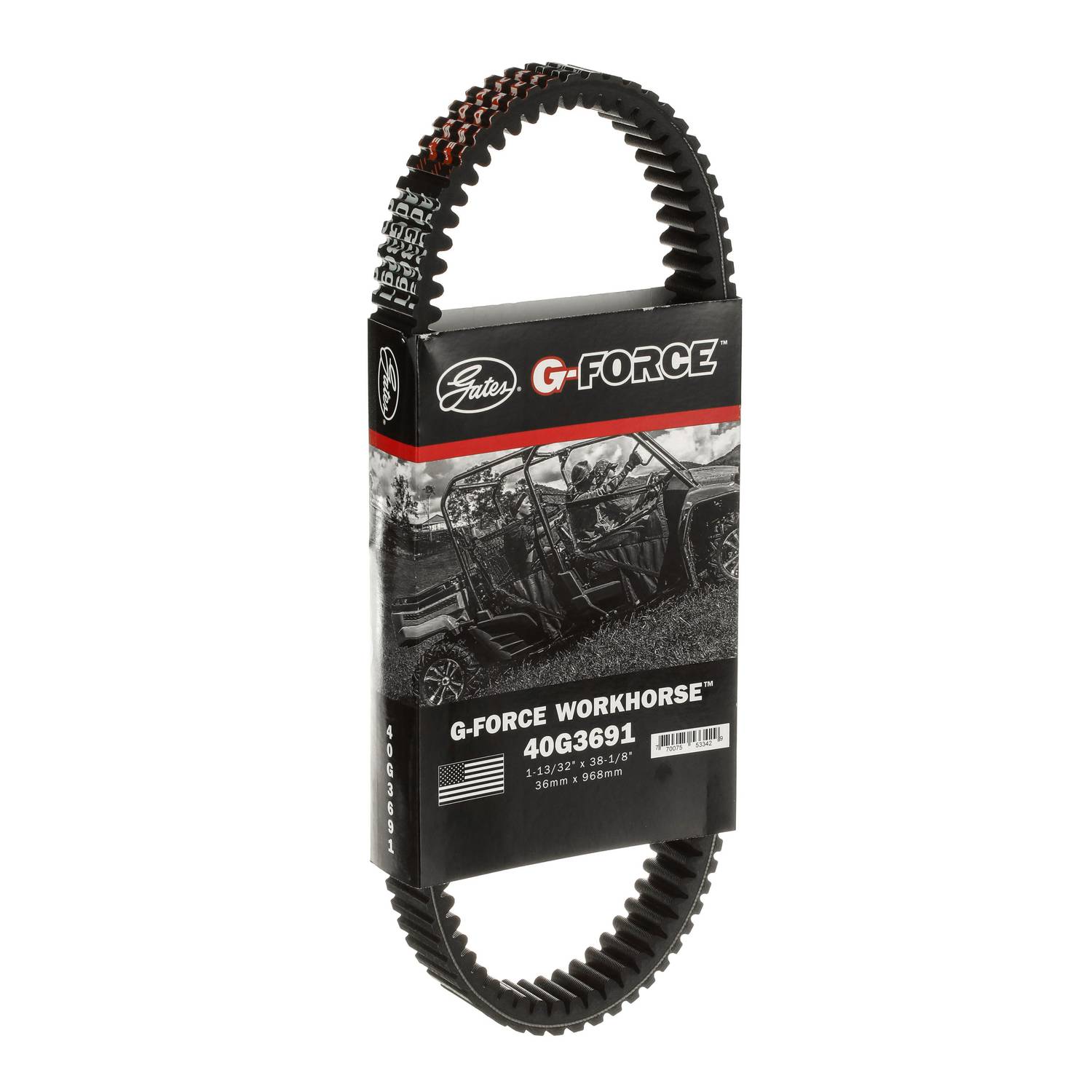 Gates 40G3691 Cinghia Di Trasmissione CVT G-Force In Kevlar - Prestazioni E Affidabilità - 2