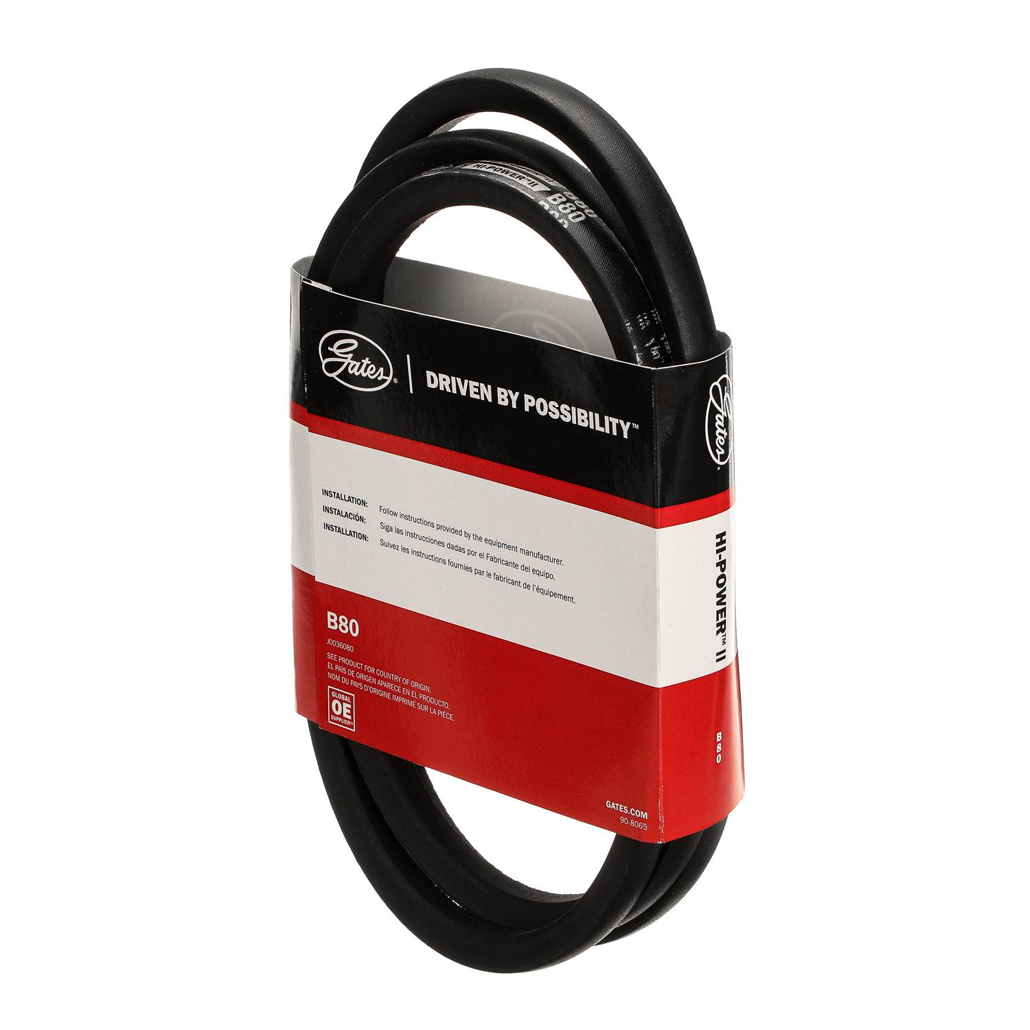 Othmro Cinghia Di Trasmissione Trapezoidale B-2032 – Gomma Neoprene Resistente – Uso Industriale - 4