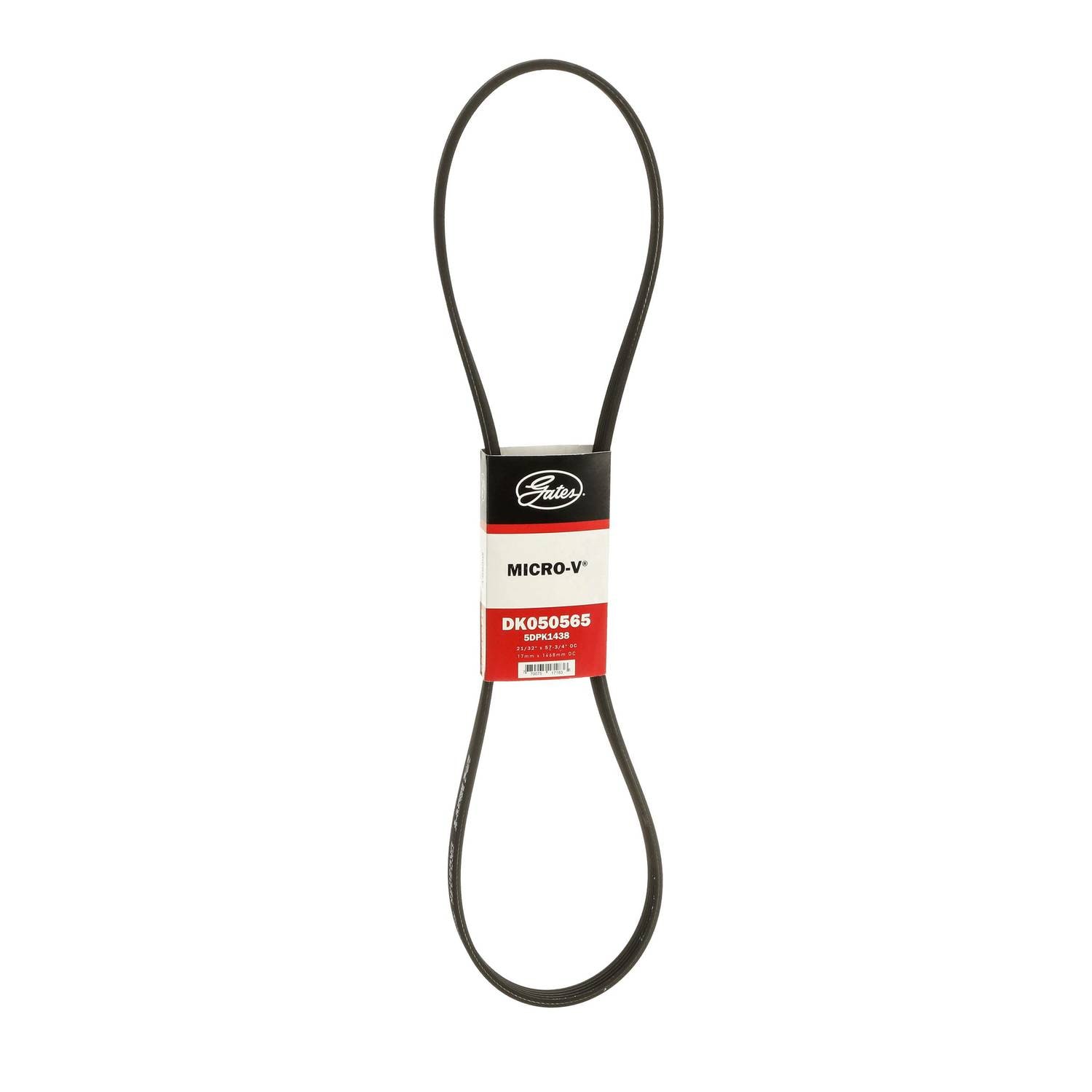 フ5 ワ5 Gates Micro-V Serpentine Belt 5 Rib 57-11/16 Inch DK050565 | O