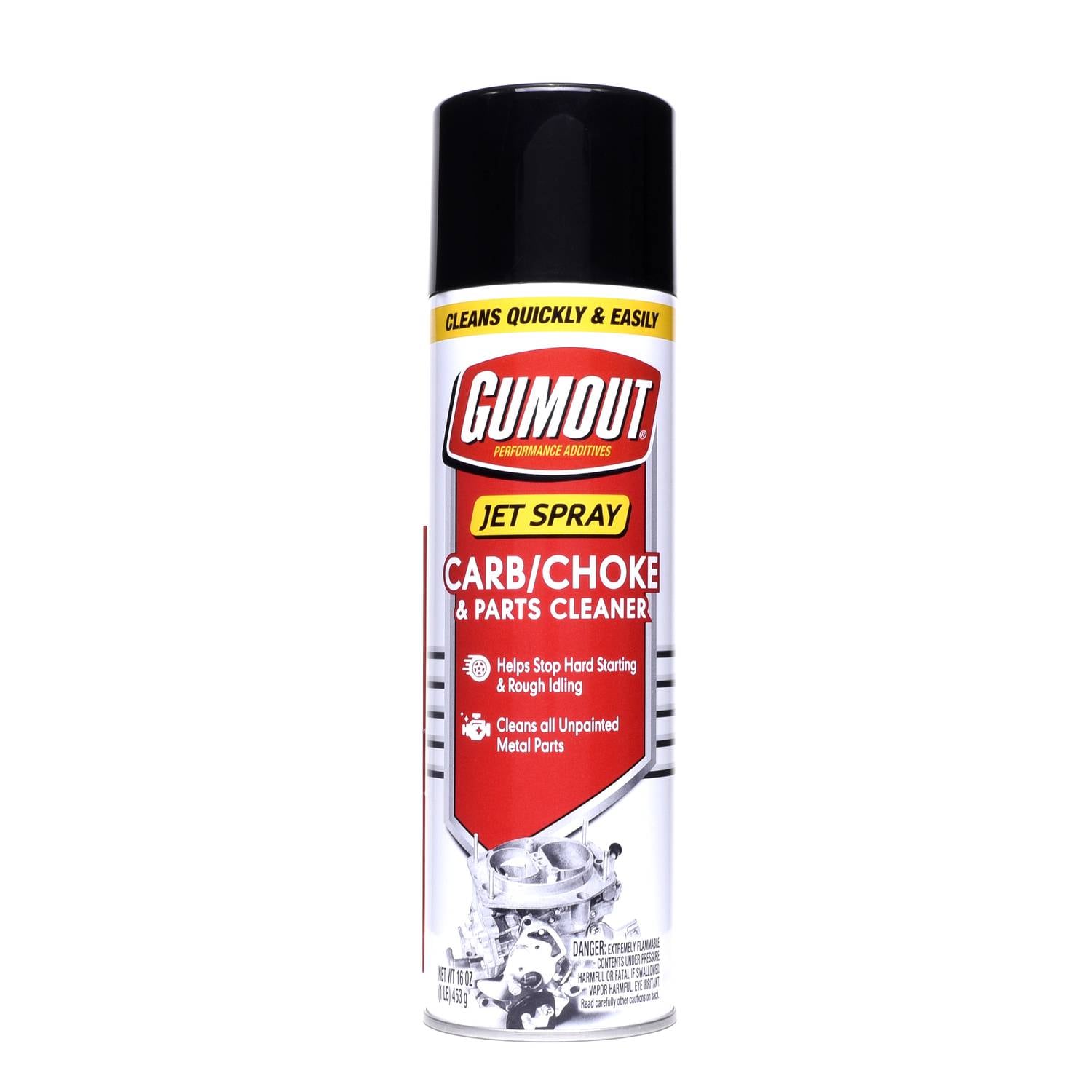 Gumout Carb & Choke Cleaner 14 Oz Spray – 3-Pack, Cleans Metal Engine Parts