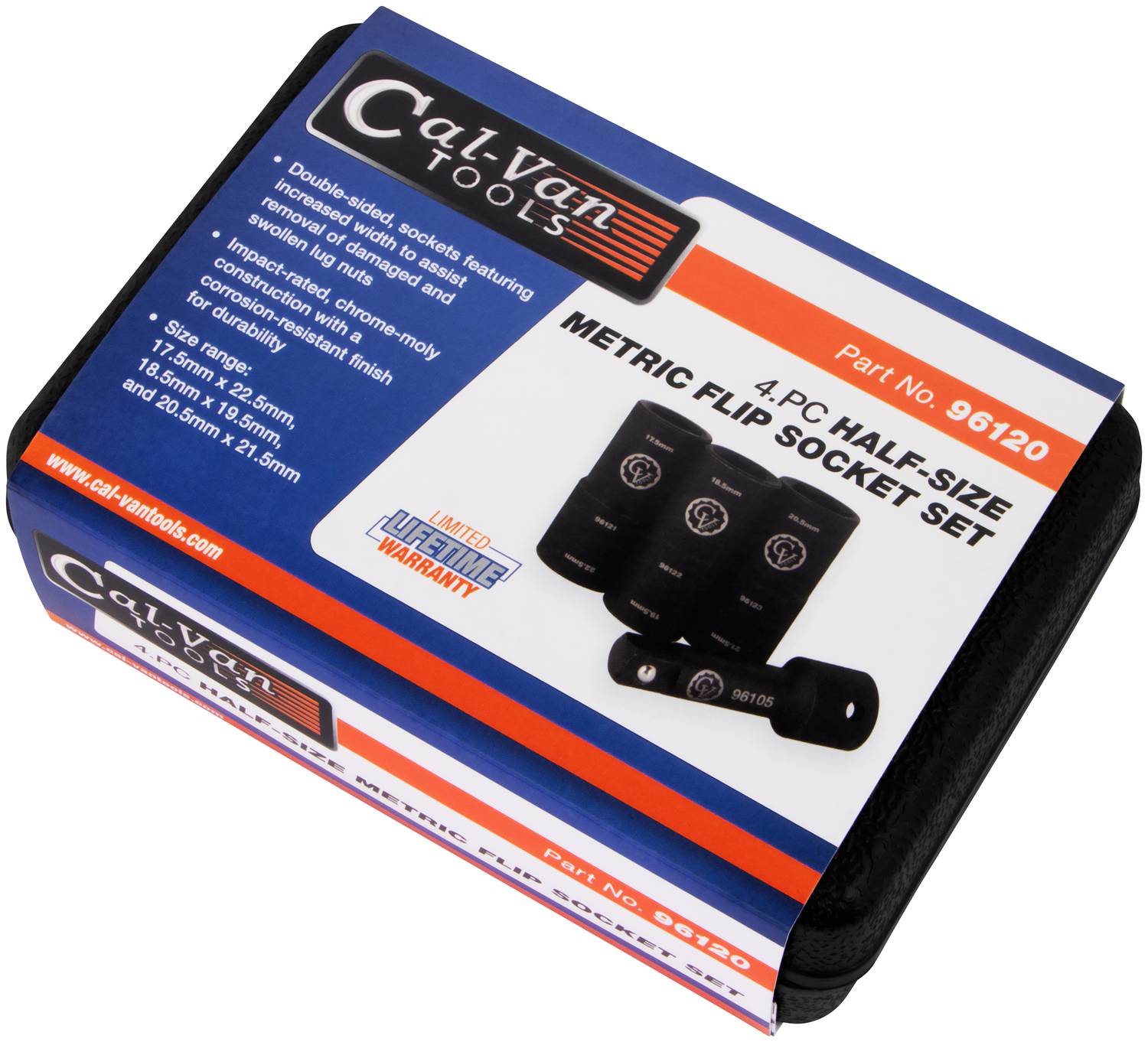 Cal-Van Tools Half Size Flip Socket Set 96120 | O'Reilly Auto Parts