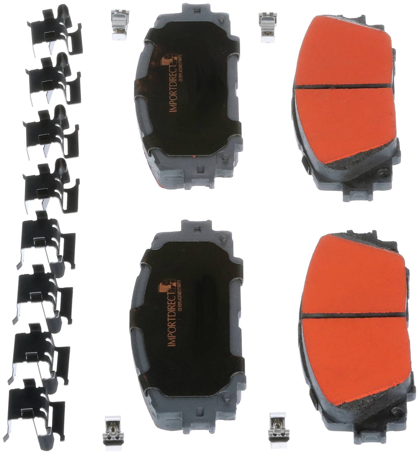 Import Direct Front Ceramic Brake Pads 1031184A | O'Reilly Auto Parts