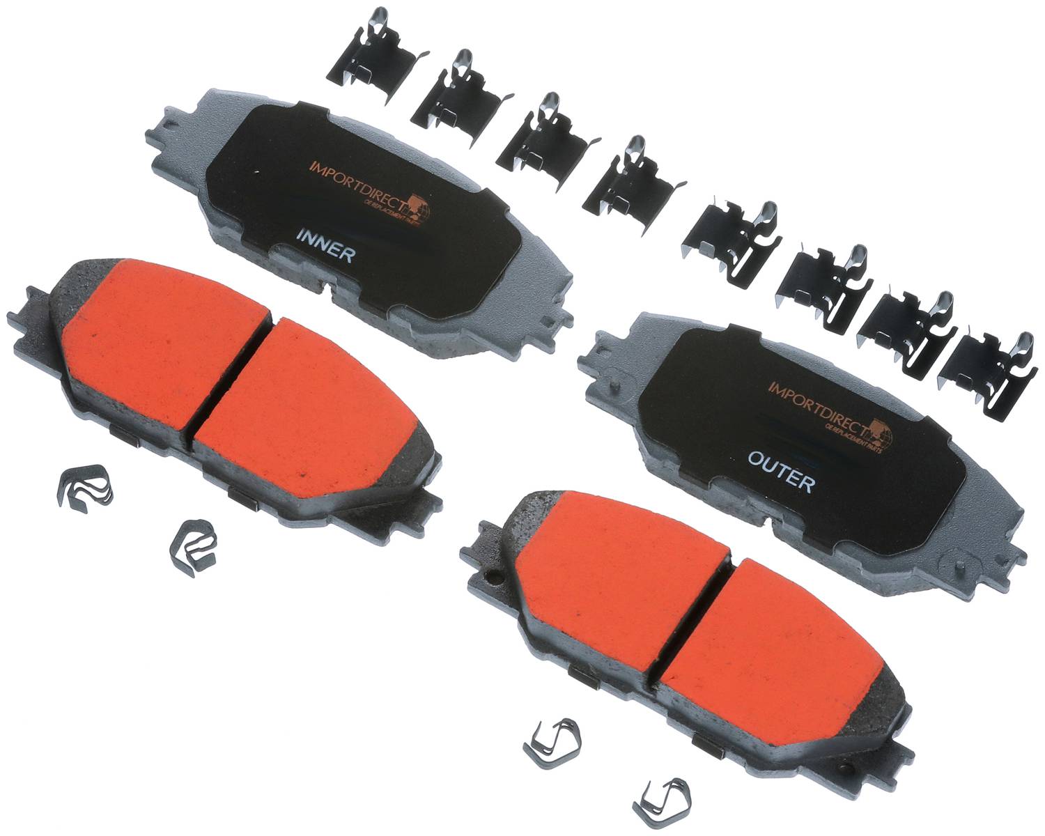 Import Direct Front Ceramic Brake Pads 1031211 | O'Reilly Auto Parts