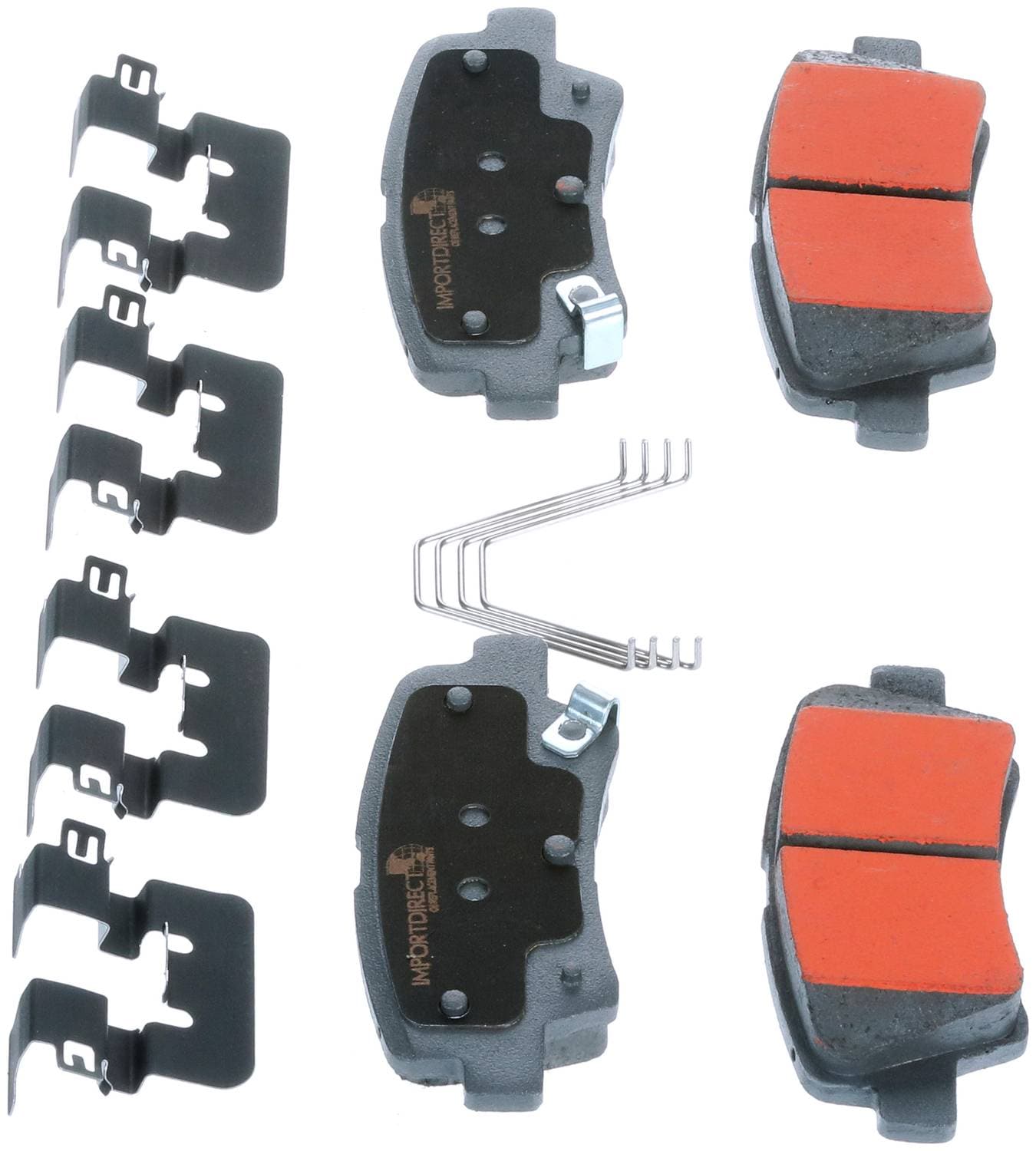 Import Direct Rear Ceramic Brake Pads 1031813 | O'Reilly Auto Parts