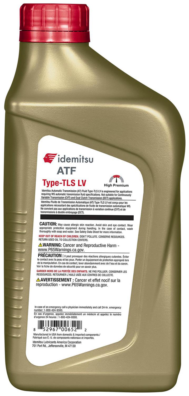 Idemitsu Lubricants Transmission Fluid TLS LV TLSLV | O'Reilly