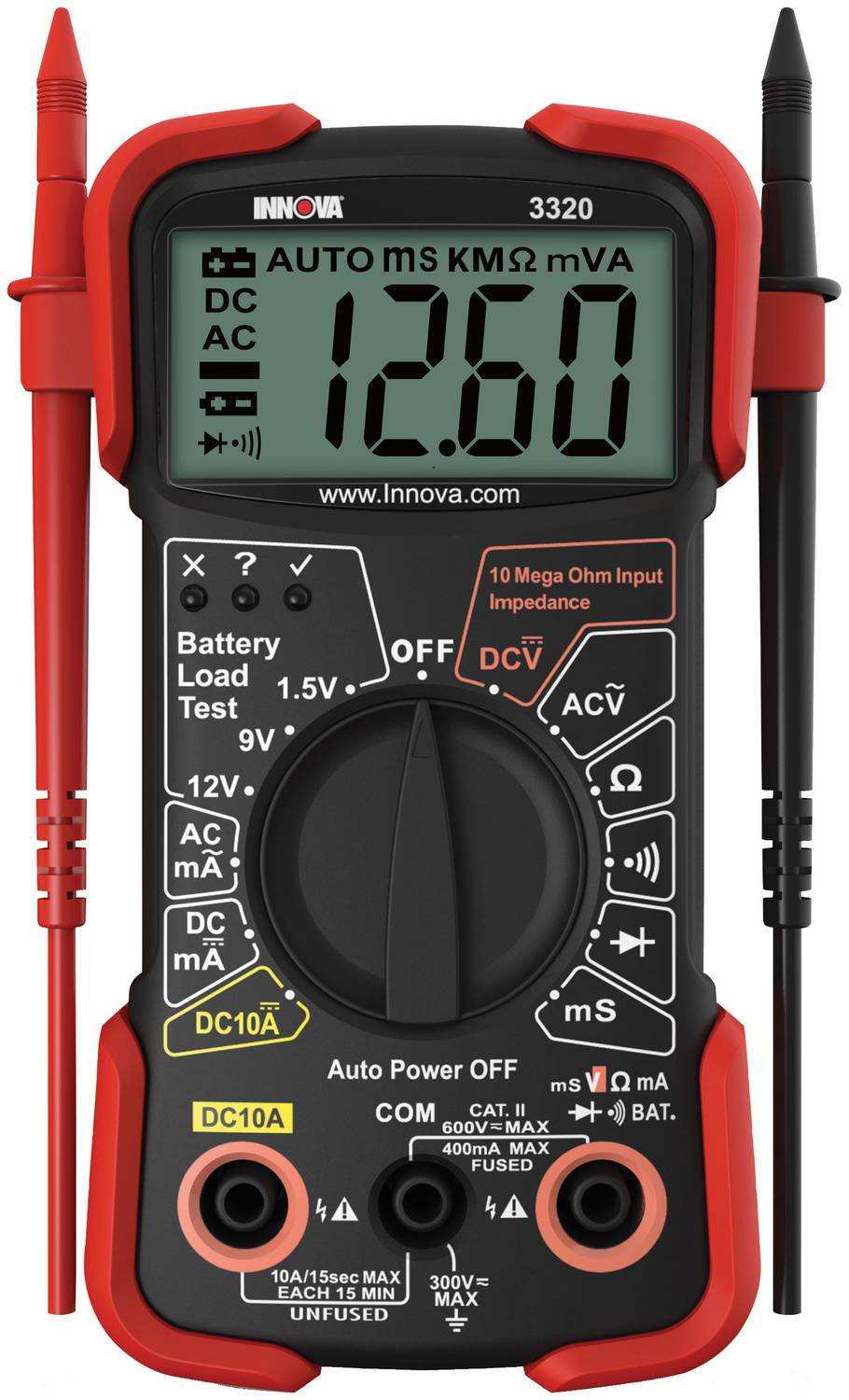 02 ノイロメーター　Type D-601 通電確認済み Innova Multimeter 3320B | O'Reilly Auto Parts