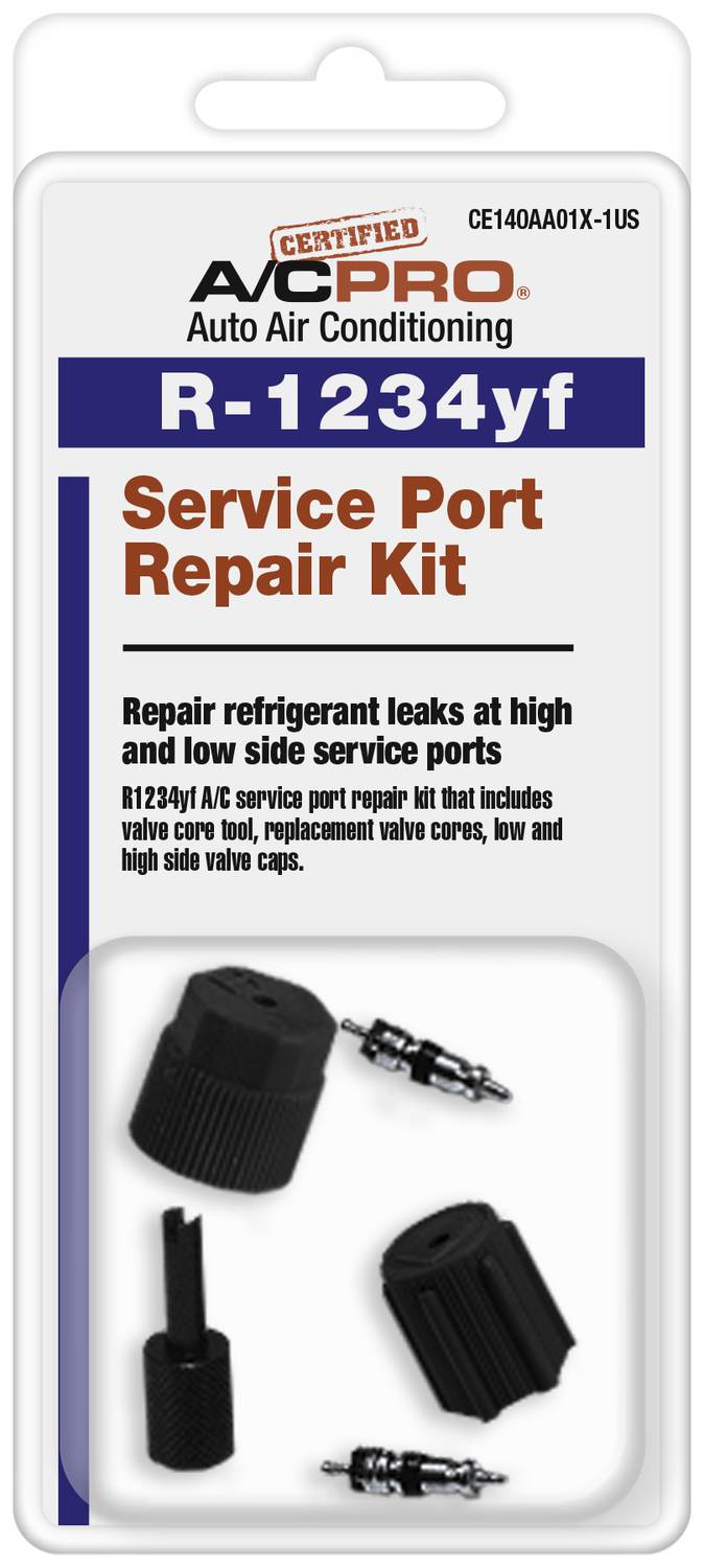 A/C Pro Certified A/C R-1234yf Service Port Repair Kit