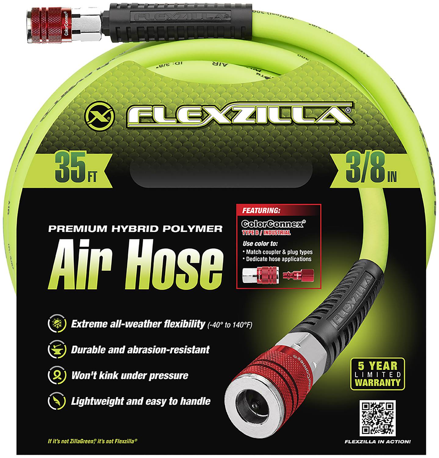 Legacy Manufacturing Flexzilla Air Hose Coupler And Plug Assembly
