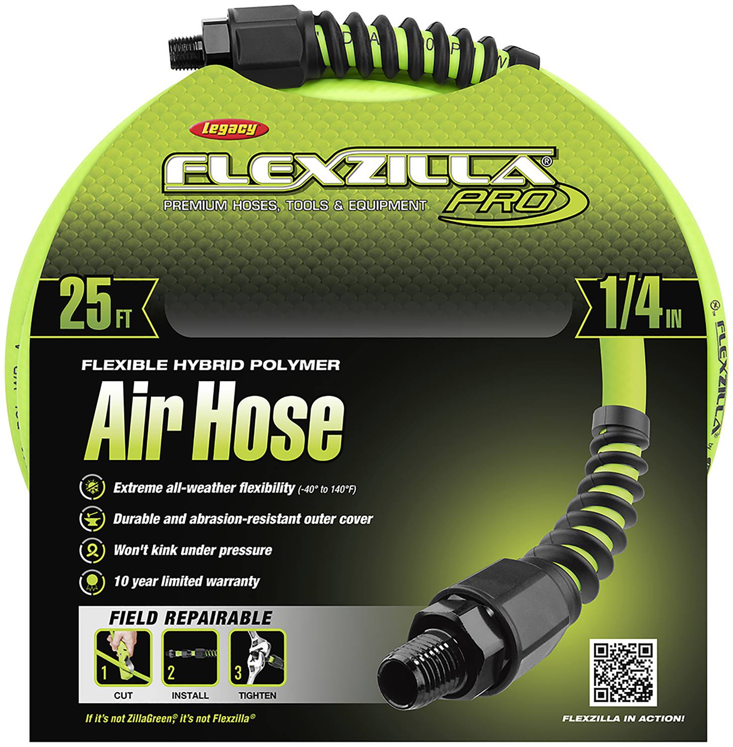 Legacy Manufacturing Flexzilla Pro Air Hose HFZP1425YW2 | O'Reilly