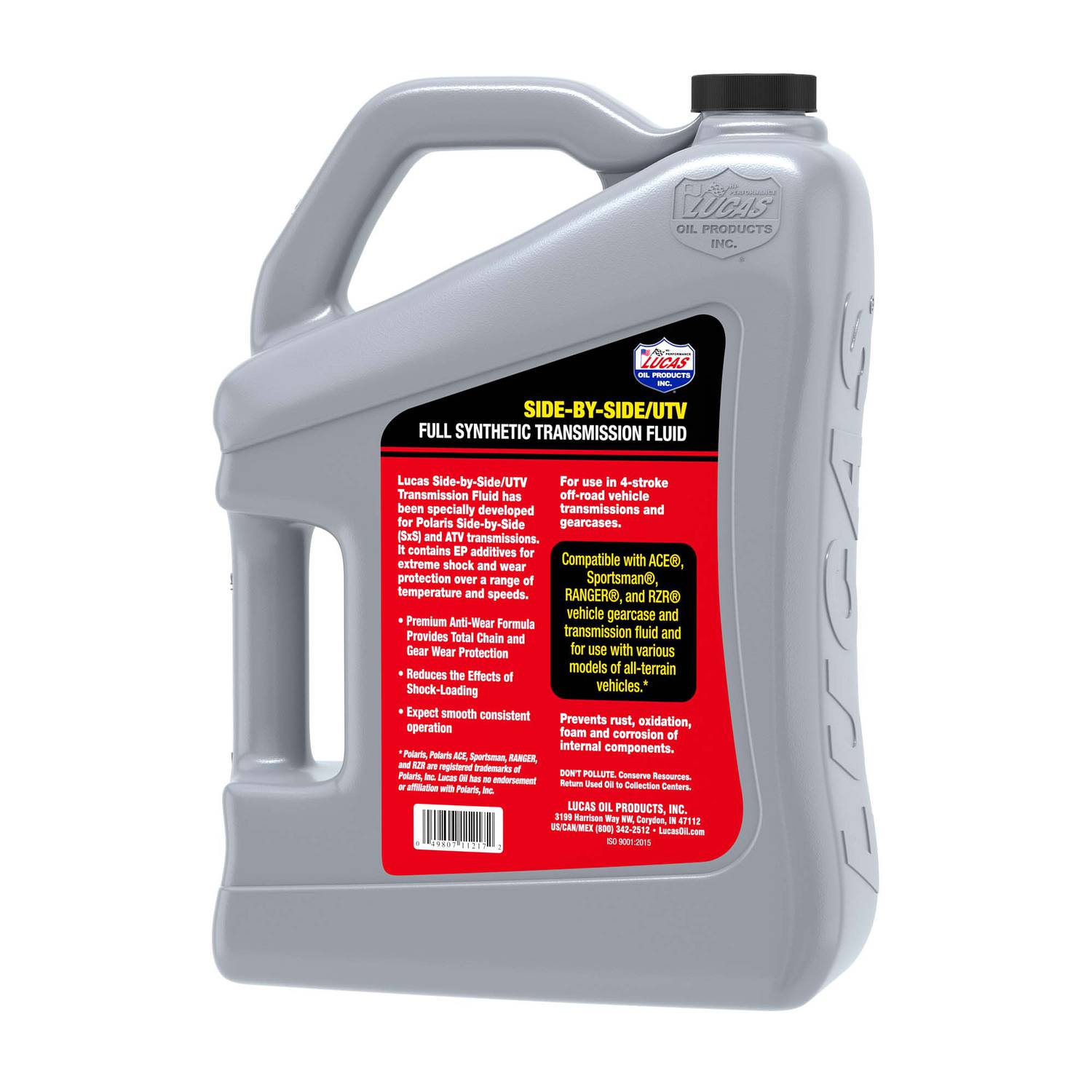 Lucas Full Synthetic SXS/UTV Transmission Fluid 1 Gallon 11217 | O