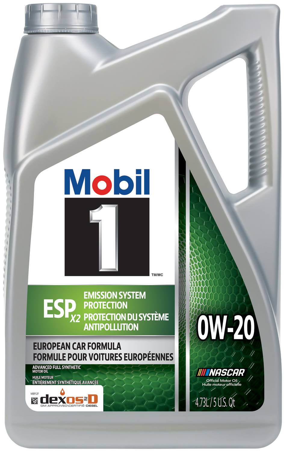 Mobil 1 ESP Motor Oil 0W-20 5 Quart 1020ESP5QT | O'Reilly Auto Parts