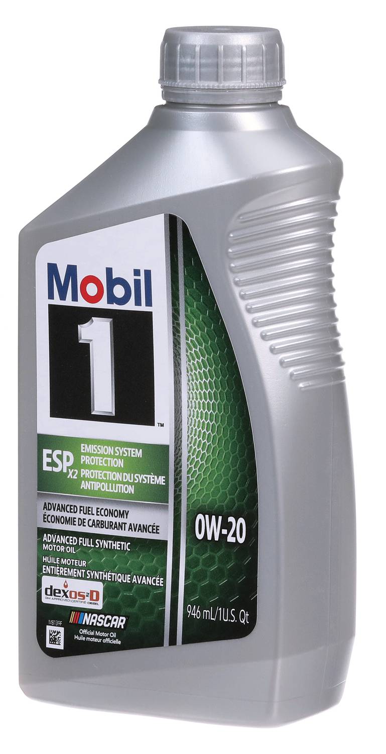 Mobil 1 ESP Full Synthetic Motor Oil 0W-20 1 Quart 1020ESP | O