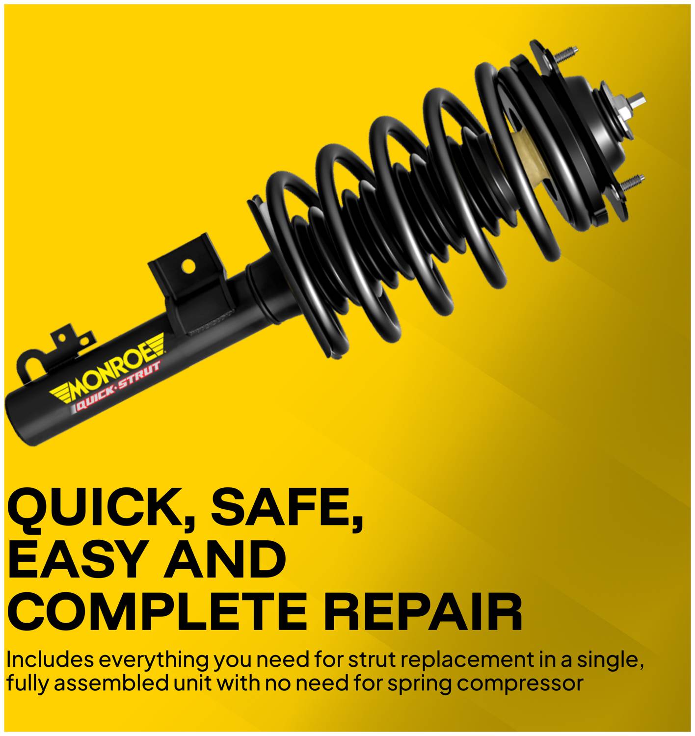 マロ Monroe Quick-Strut Strut and Coil Spring Assembly 173166 | O