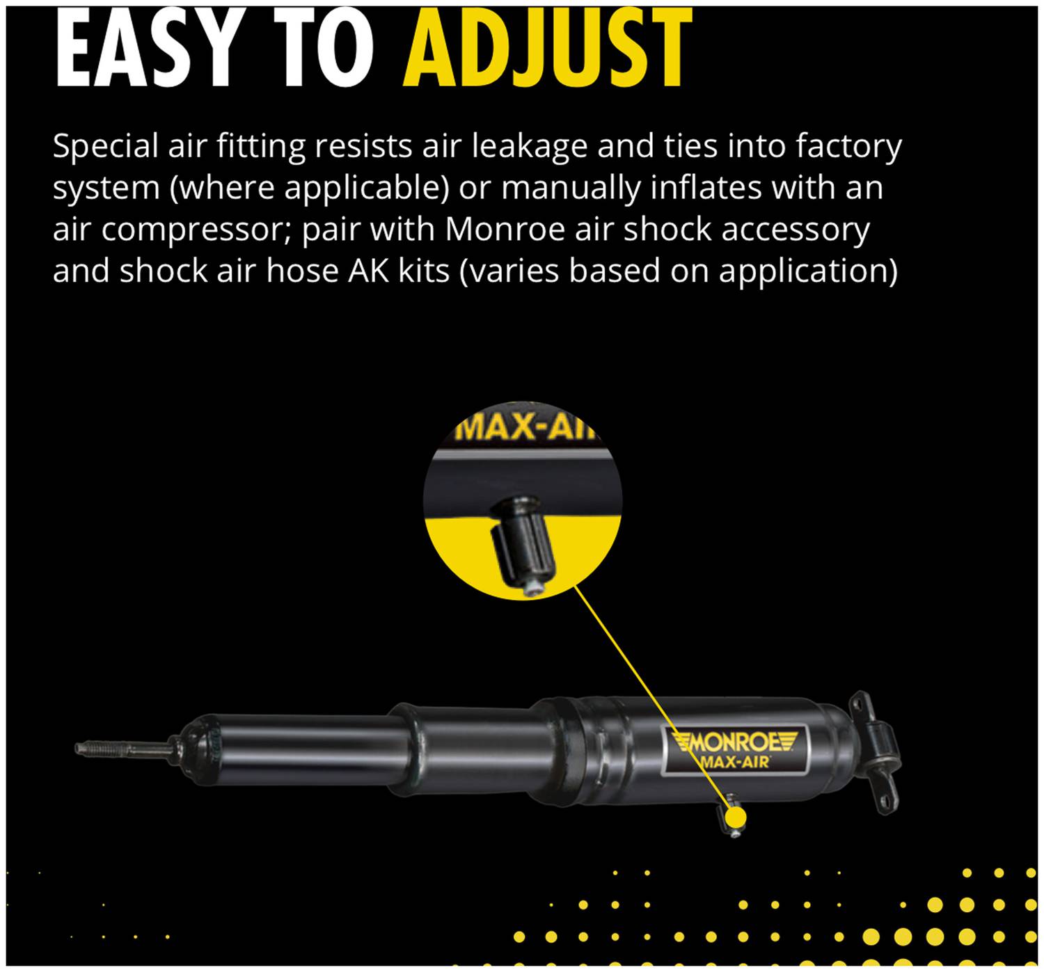 Monroe Max-Air Shock Absorber MA803 | O'Reilly Auto Parts