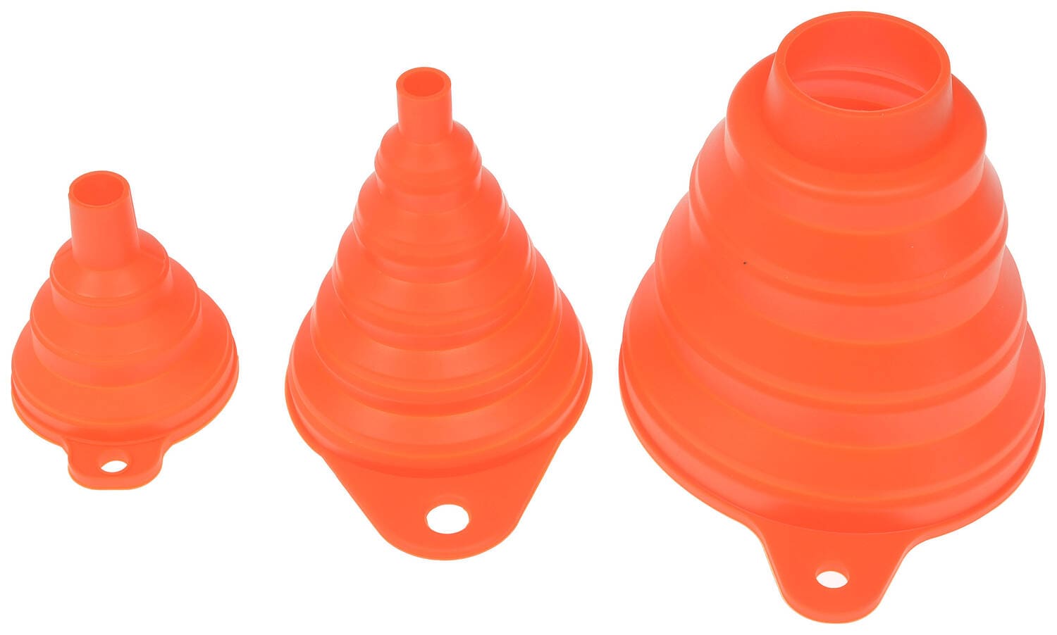 Dorman HELP! Orange Silicone Collapsible Funnels 49073 | O'Reilly
