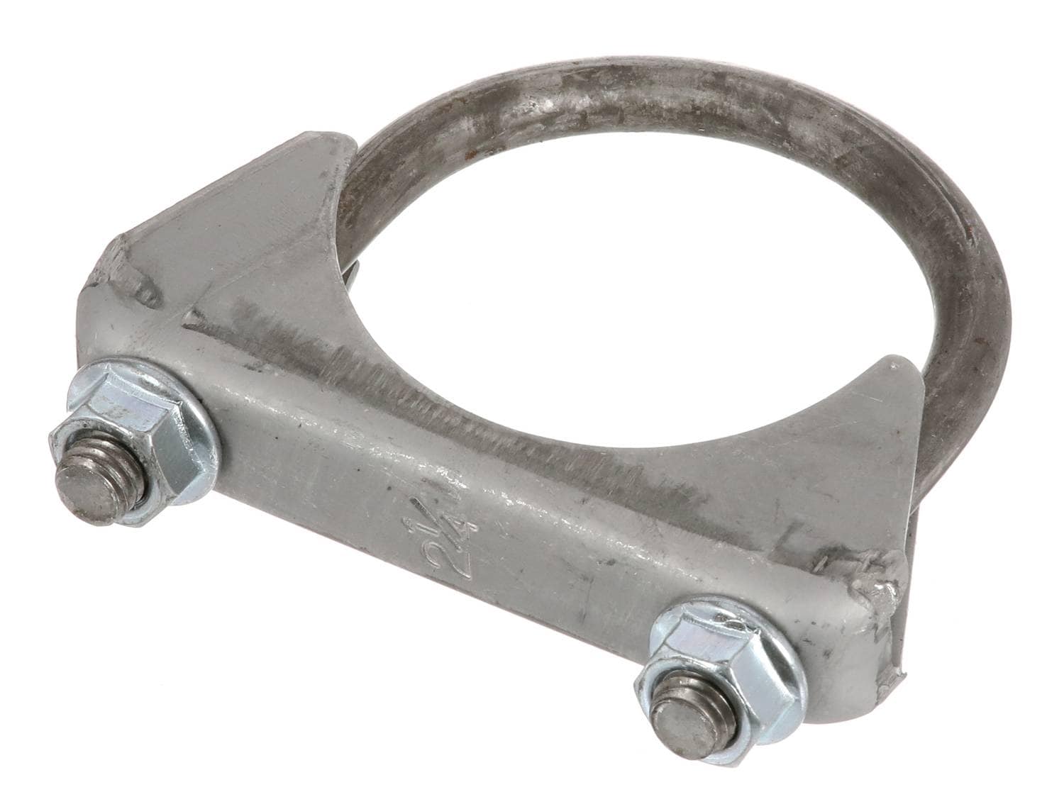 5-Pack Heavy Duty Exhaust Muffler Pipe Hanger Clamps – 2.25" (2 1/4") With 3/8" Bolt, Zinc Plated – Rol