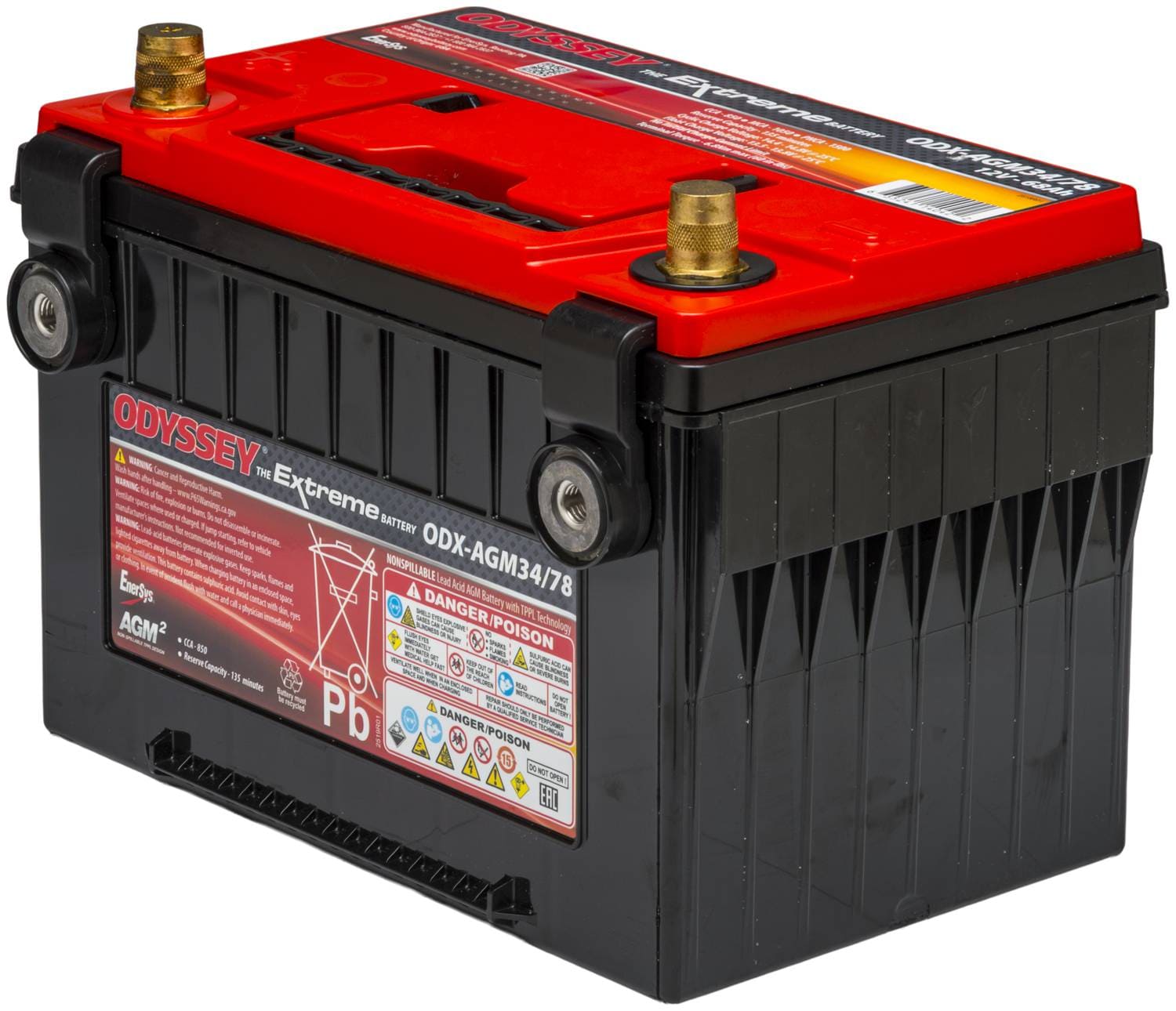 Odyssey Extreme Automotive Top Post, Side Post Battery Group Size