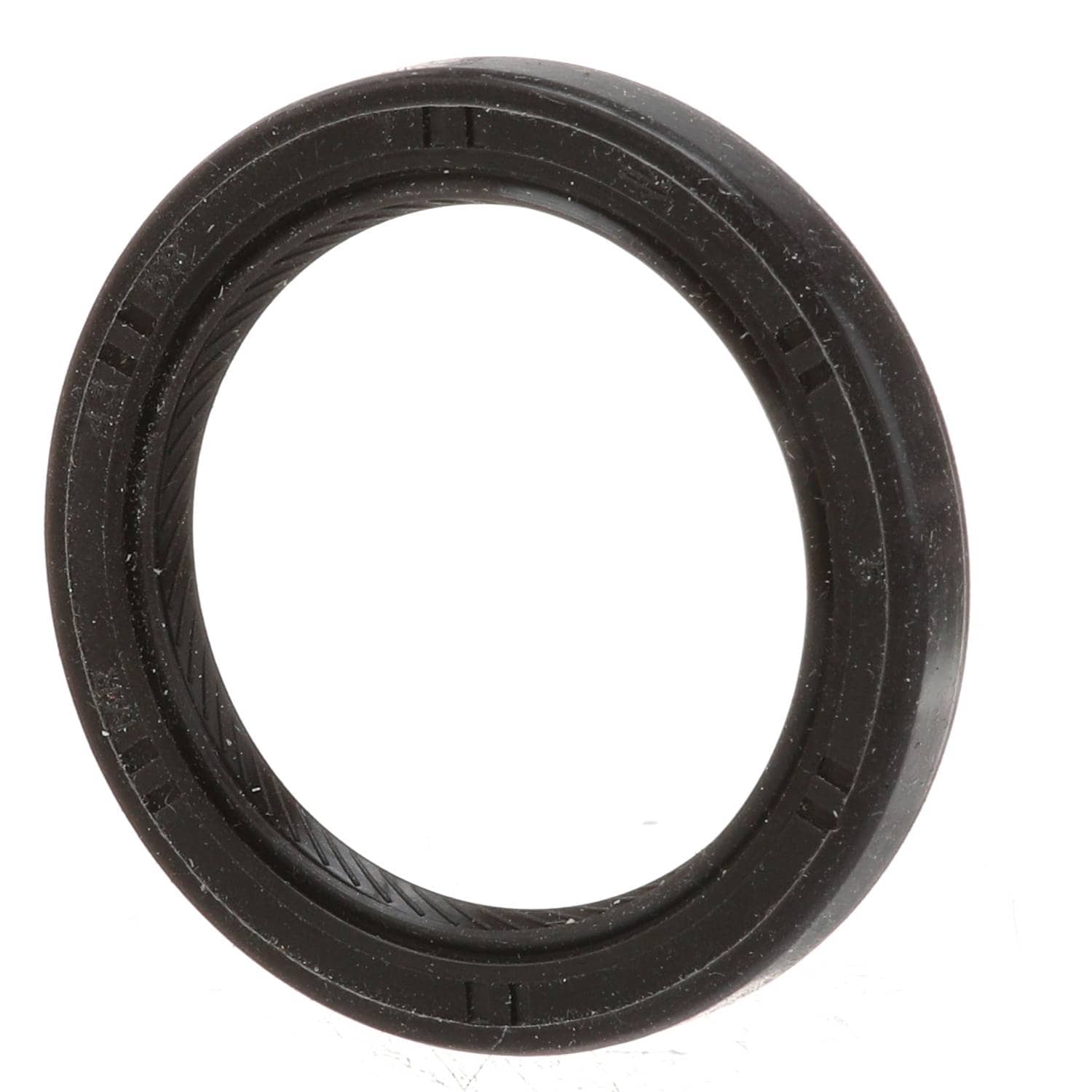 National 710608 Crankshaft Front Seal - Spring-Loaded Single-Lip Polyacrylate, High-Temp Oil Resistant